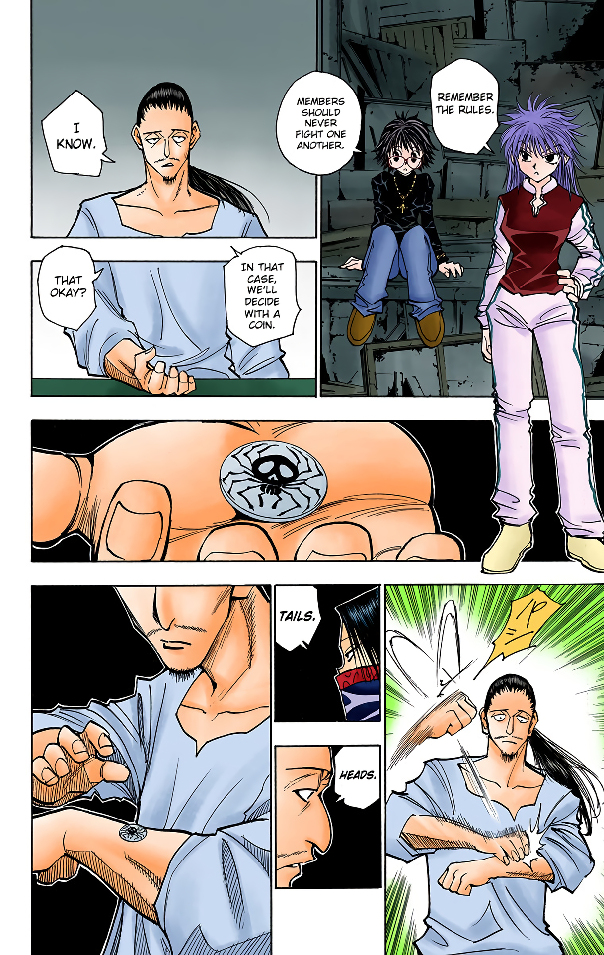 Halaman dari HUNTER x HUNTER (Official Colored) Chapter 92