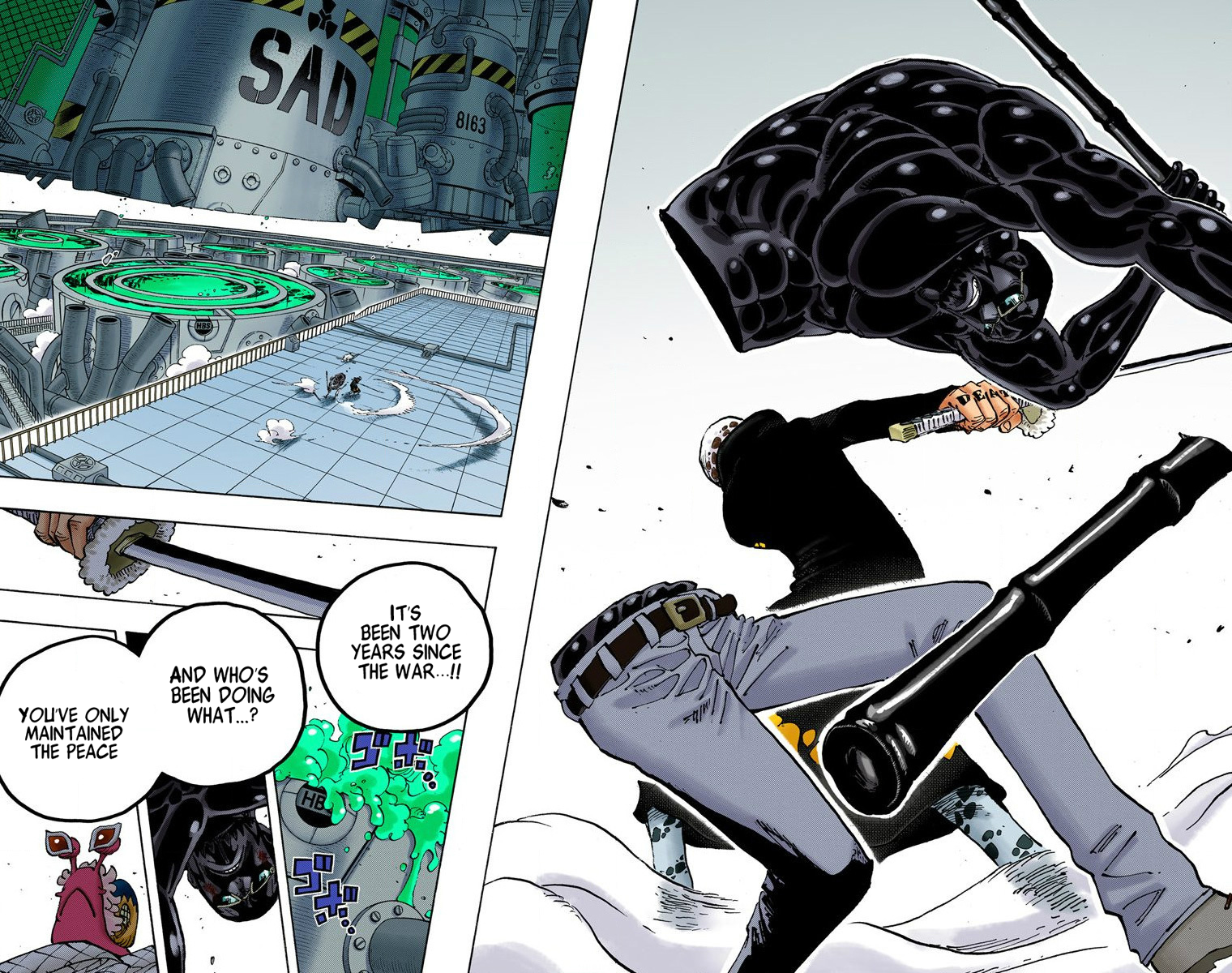 Halaman dari One Piece (Official Colored) Chapter 690