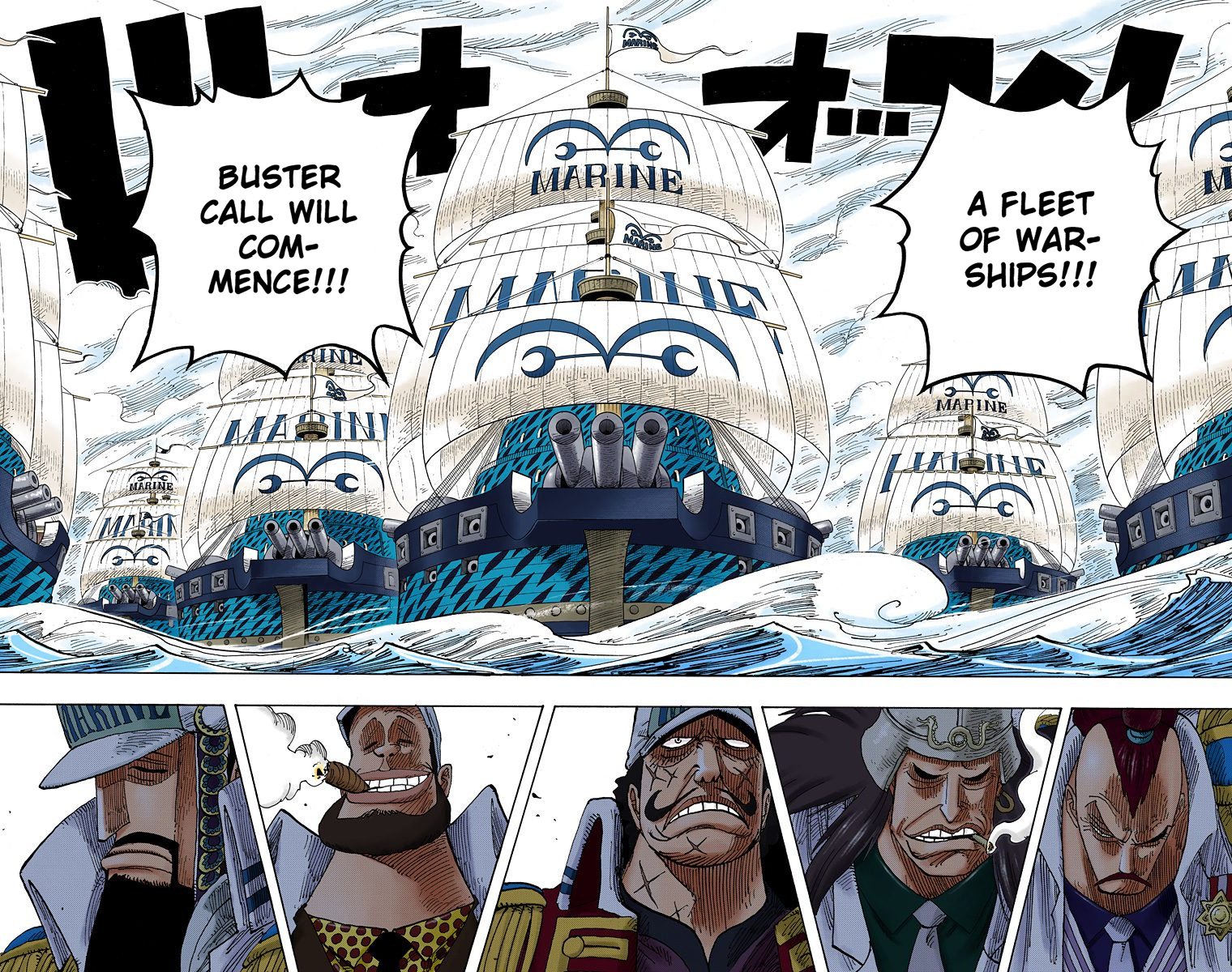 Halaman dari One Piece (Official Colored) Chapter 420
