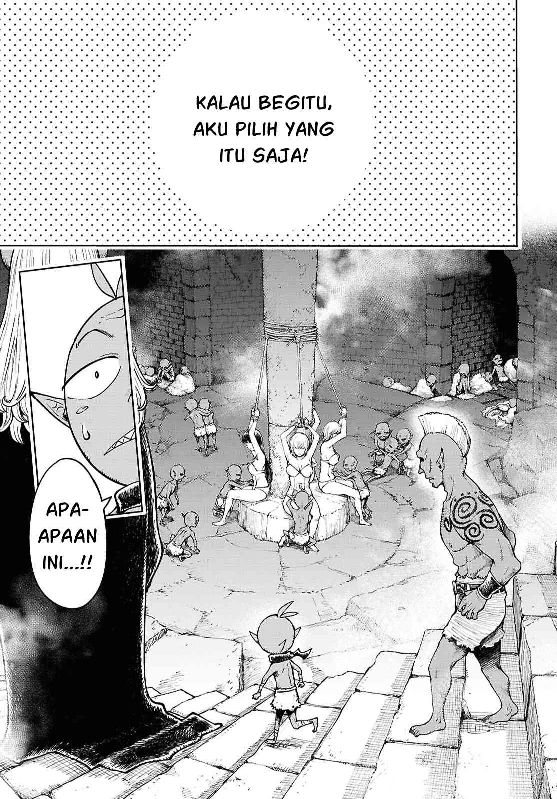 Muttsuri Onna Yuusha wa Goblin ni xx saretai: Tensei Otoko no Skill Katsuyou Goblin Life Chapter 1 - halaman 13