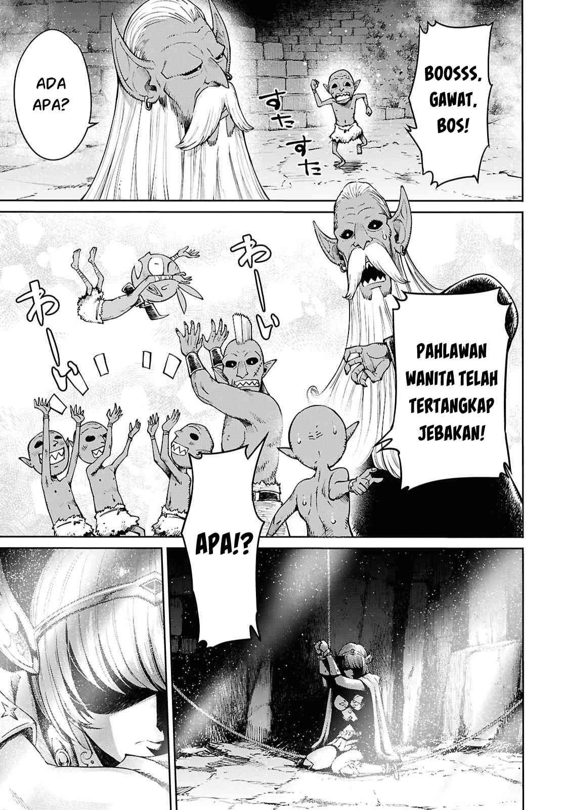 Muttsuri Onna Yuusha wa Goblin ni xx saretai: Tensei Otoko no Skill Katsuyou Goblin Life Chapter 1 - halaman 21