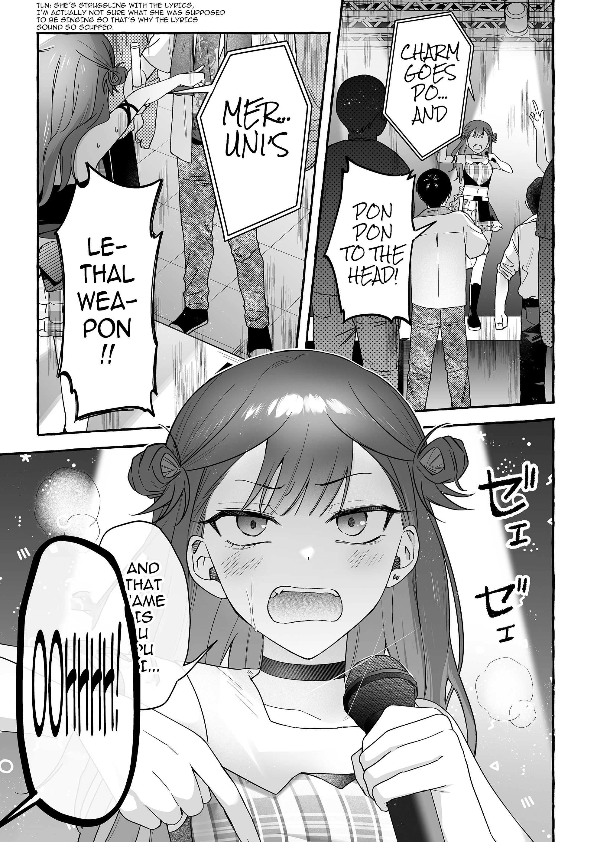 Halaman dari Damedol to Sekai ni Hitori Dake no Fan Chapter 46