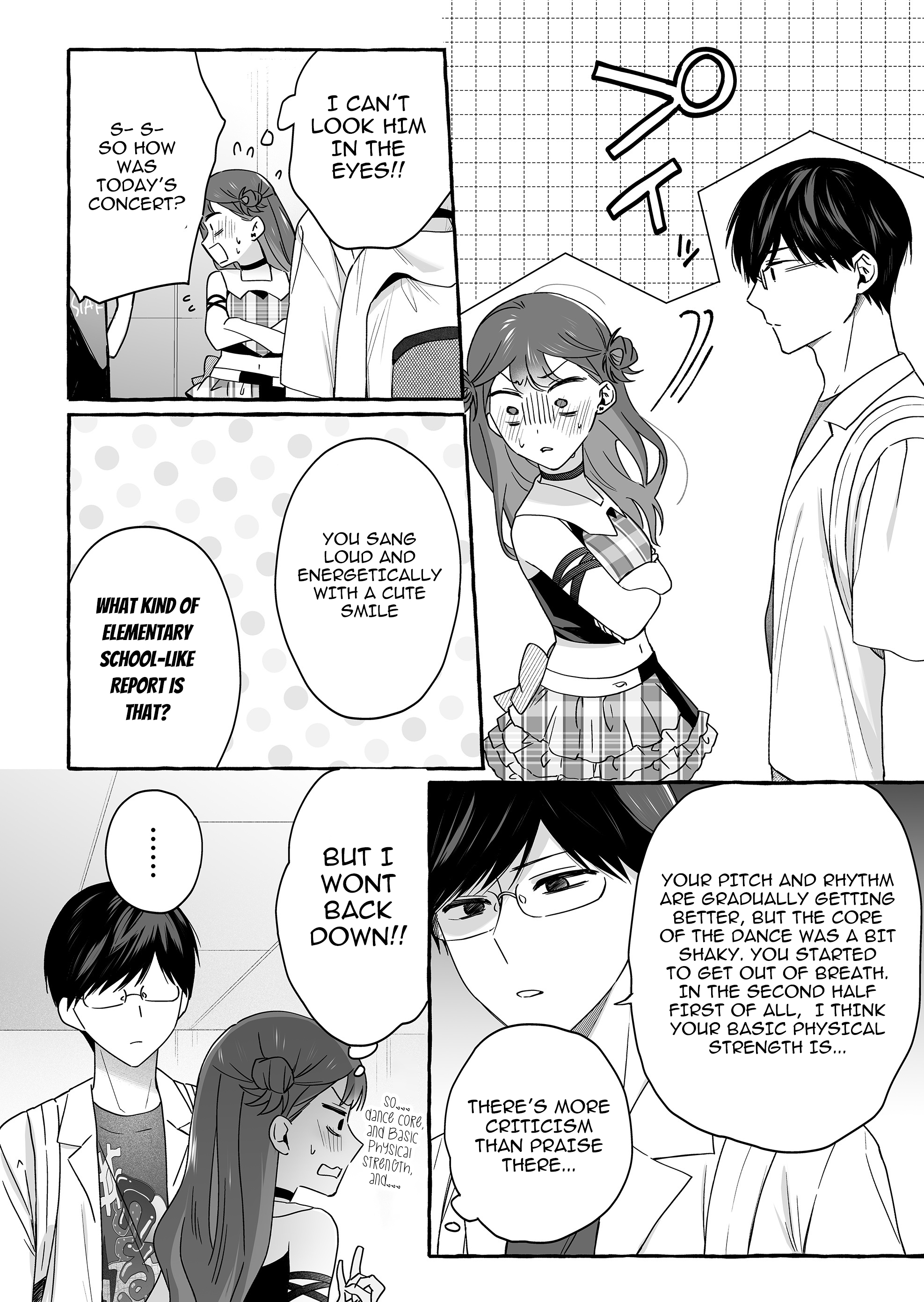 Halaman dari Damedol to Sekai ni Hitori Dake no Fan Chapter 46
