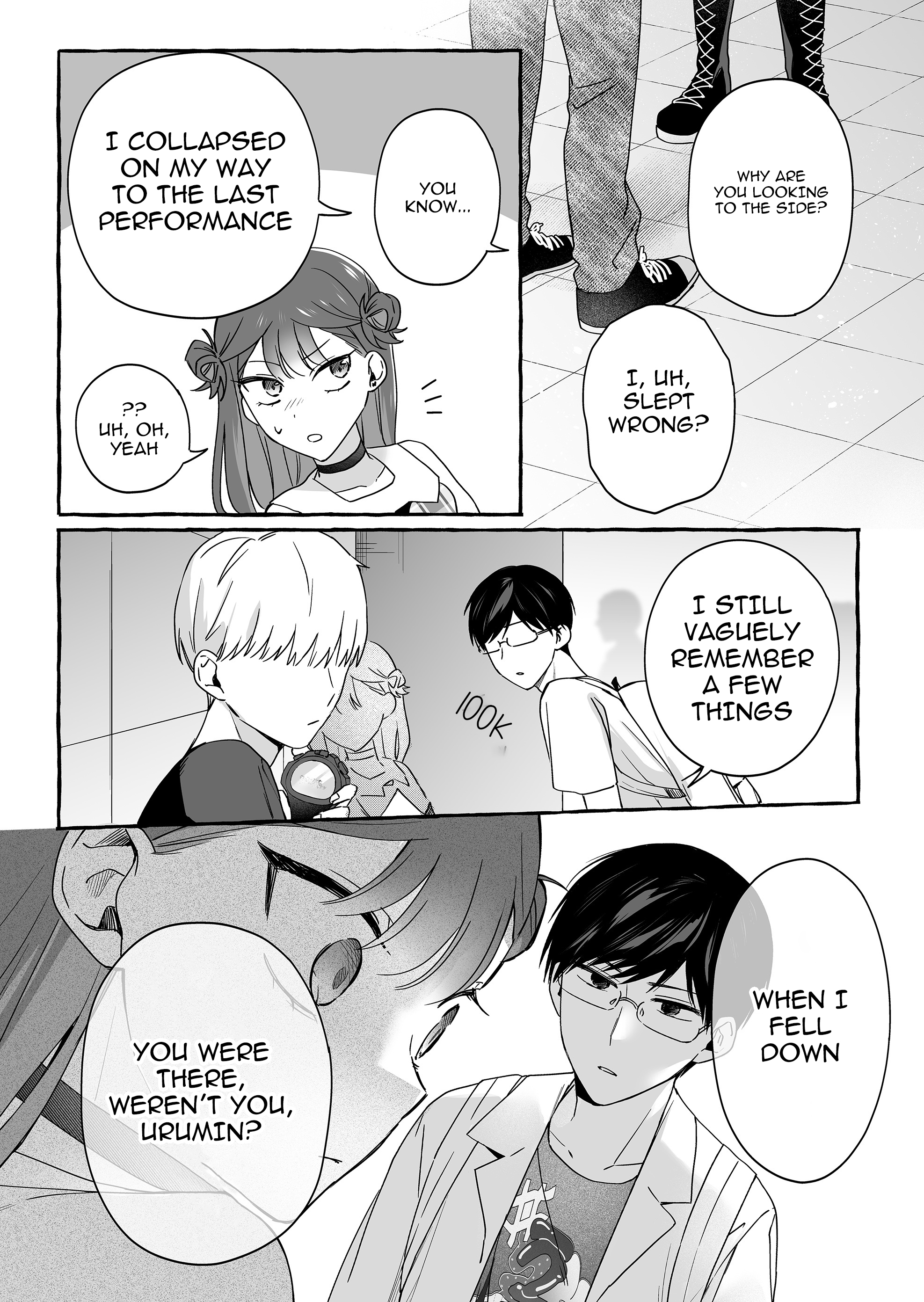 Halaman dari Damedol to Sekai ni Hitori Dake no Fan Chapter 46