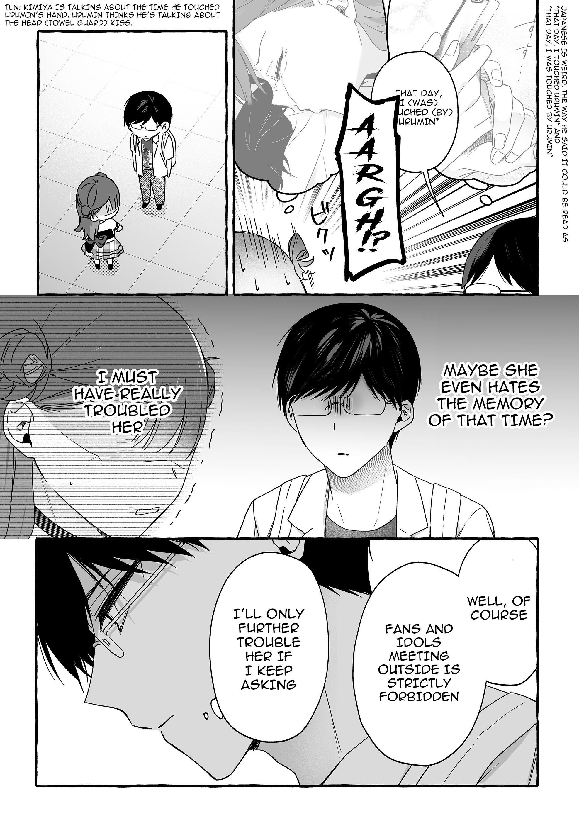 Halaman dari Damedol to Sekai ni Hitori Dake no Fan Chapter 46