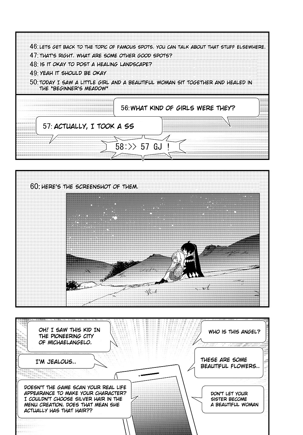 Halaman dari Bishoujo ni Natta kedo, Netoge Haijin Yattemasu. Chapter 6.1