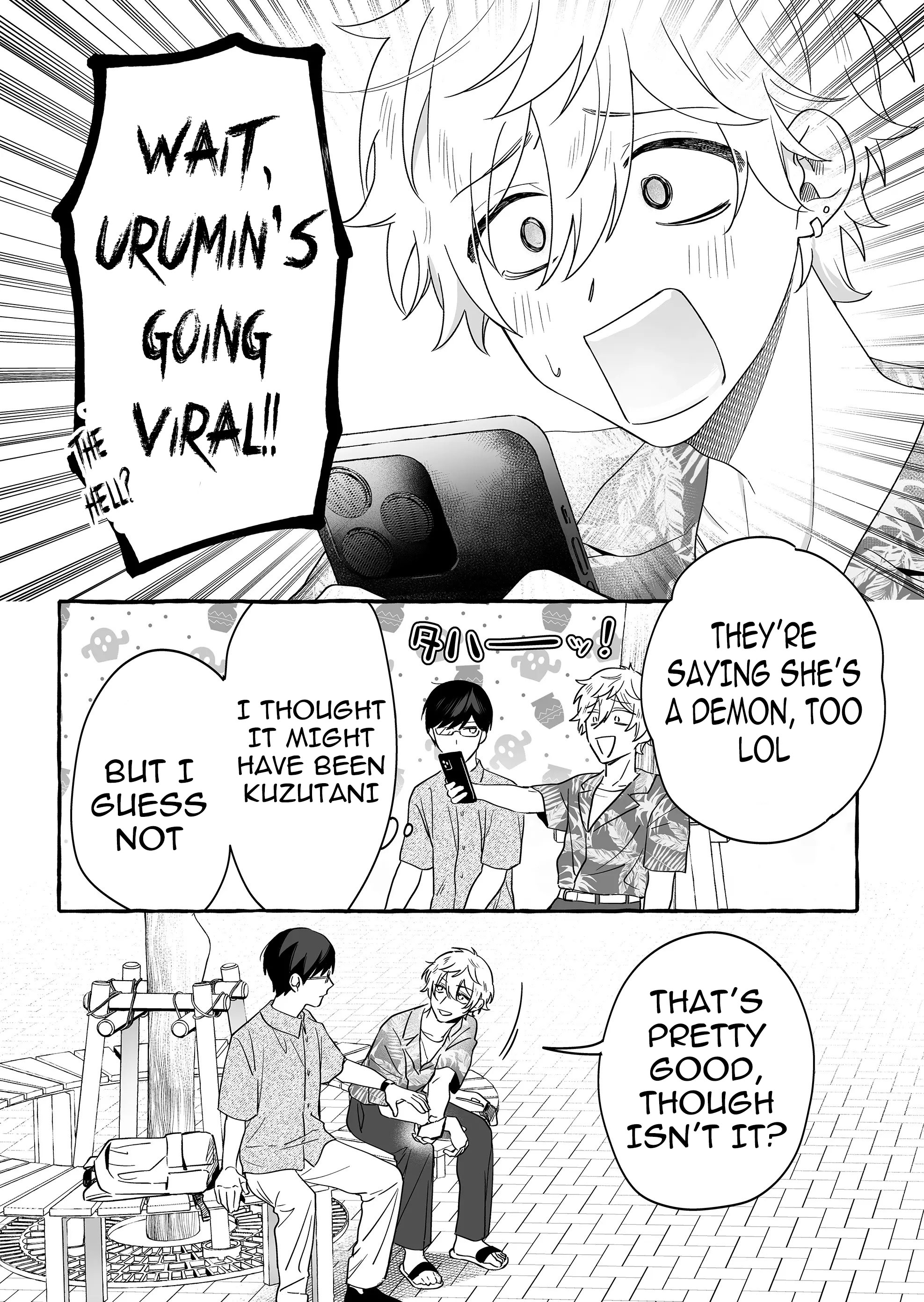 Halaman dari Damedol to Sekai ni Hitori Dake no Fan Chapter 24