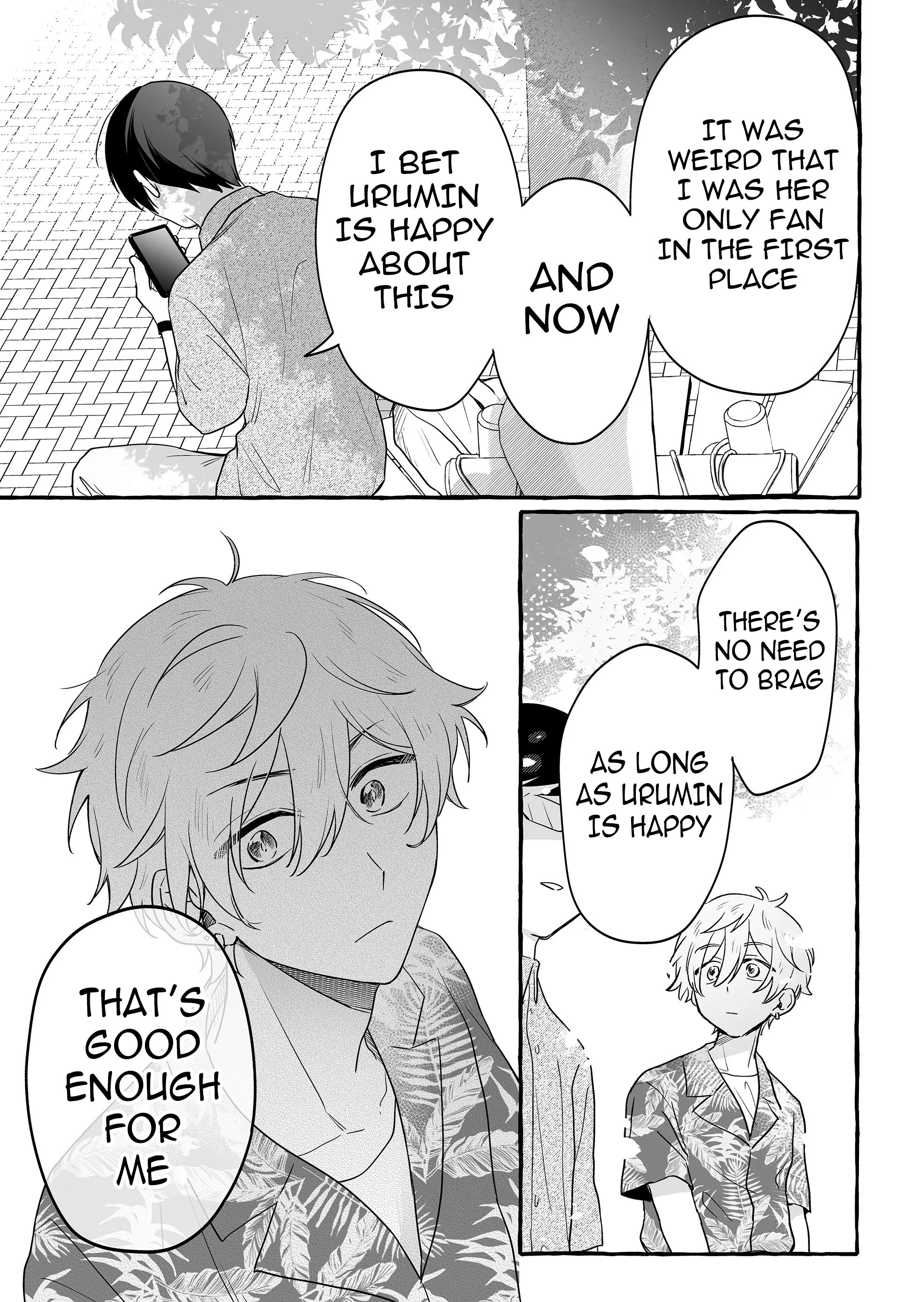 Halaman dari Damedol to Sekai ni Hitori Dake no Fan Chapter 24