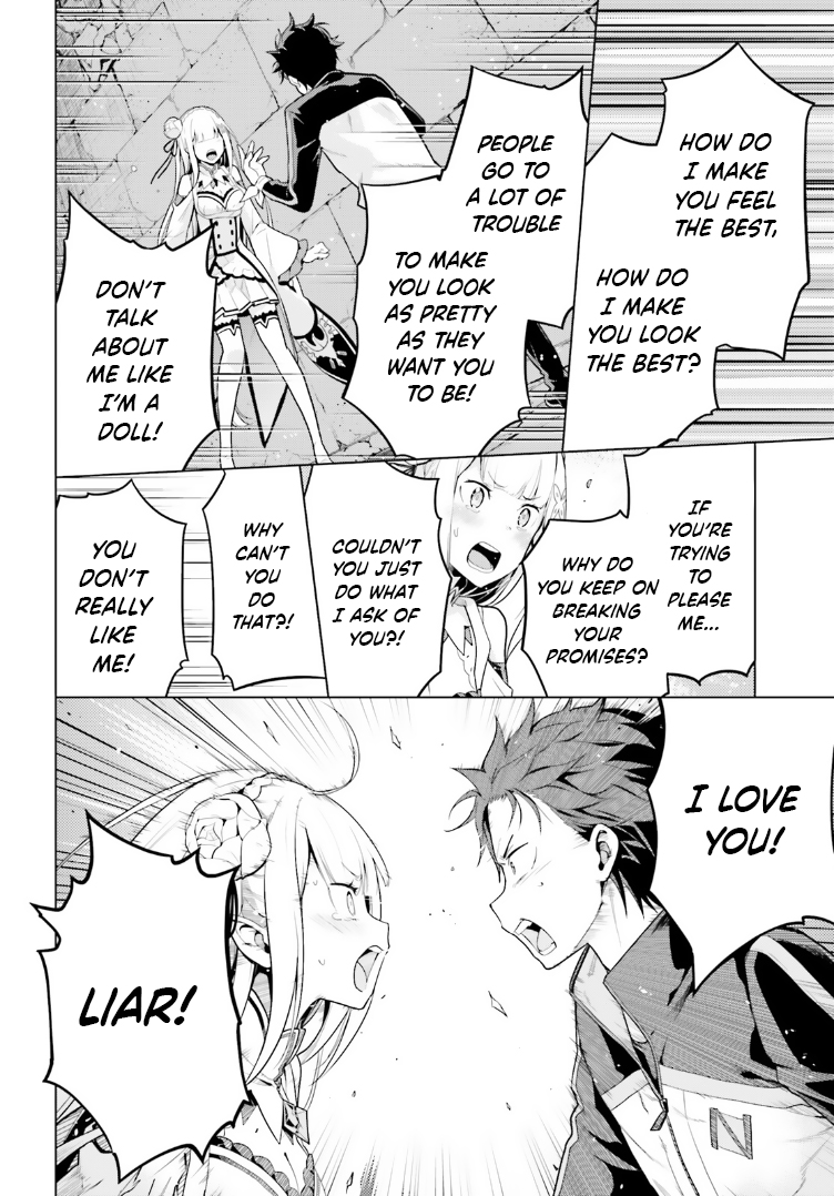 Halaman dari Re:Zero kara Hajimeru Isekai Seikatsu: Dai 4-shou—Seiiki to Gouyoku no Majo Chapter 47