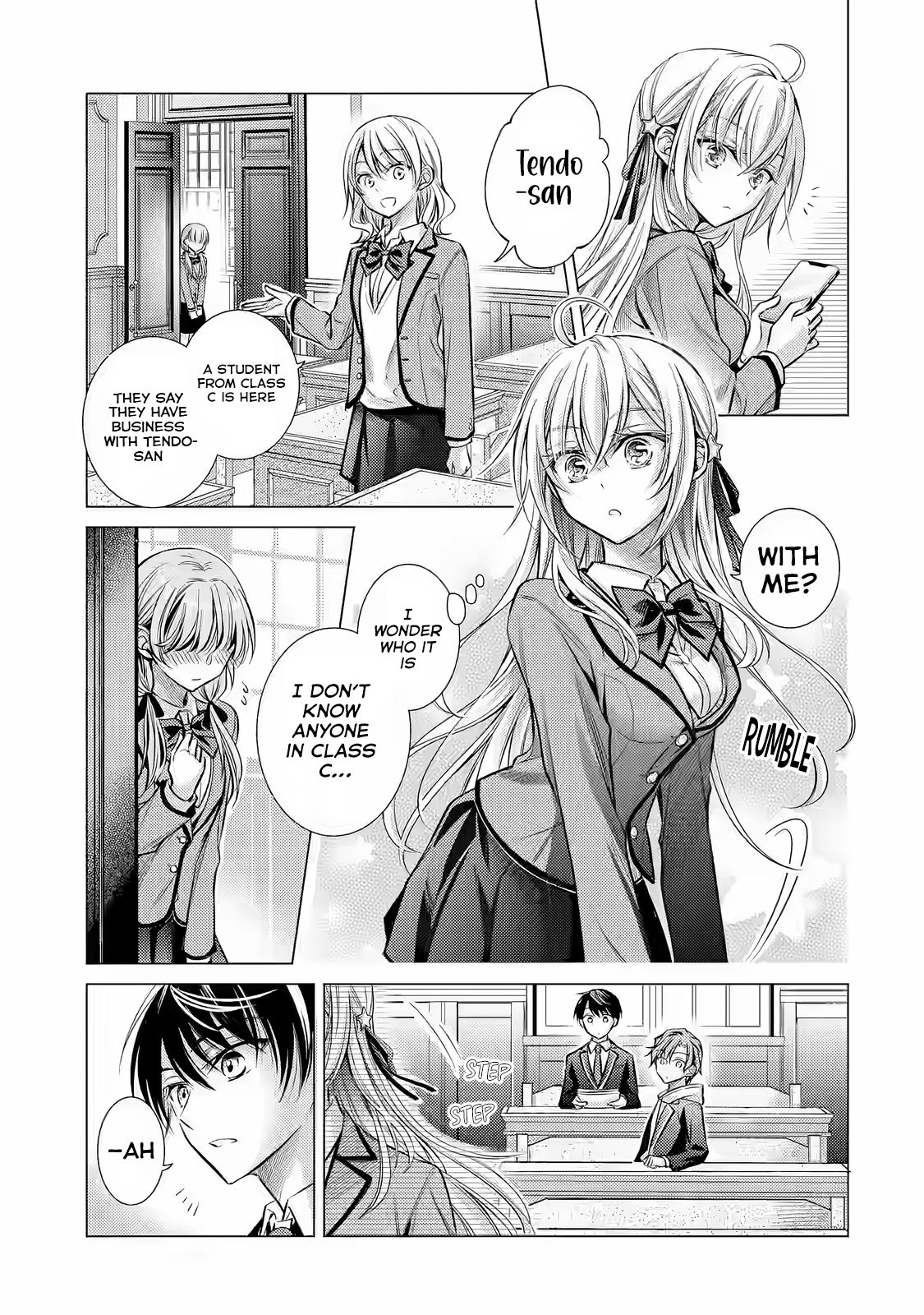 Halaman dari Ore ga Kokuhaku Sarete Kara, Ojou no Yousu ga Okashii Chapter 2