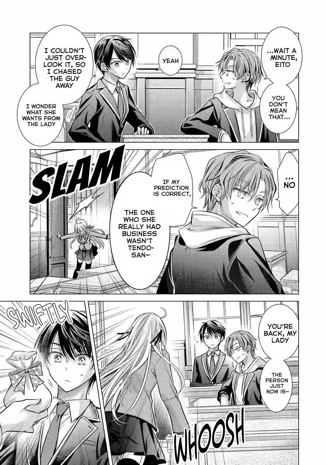 Halaman dari Ore ga Kokuhaku Sarete Kara, Ojou no Yousu ga Okashii Chapter 2