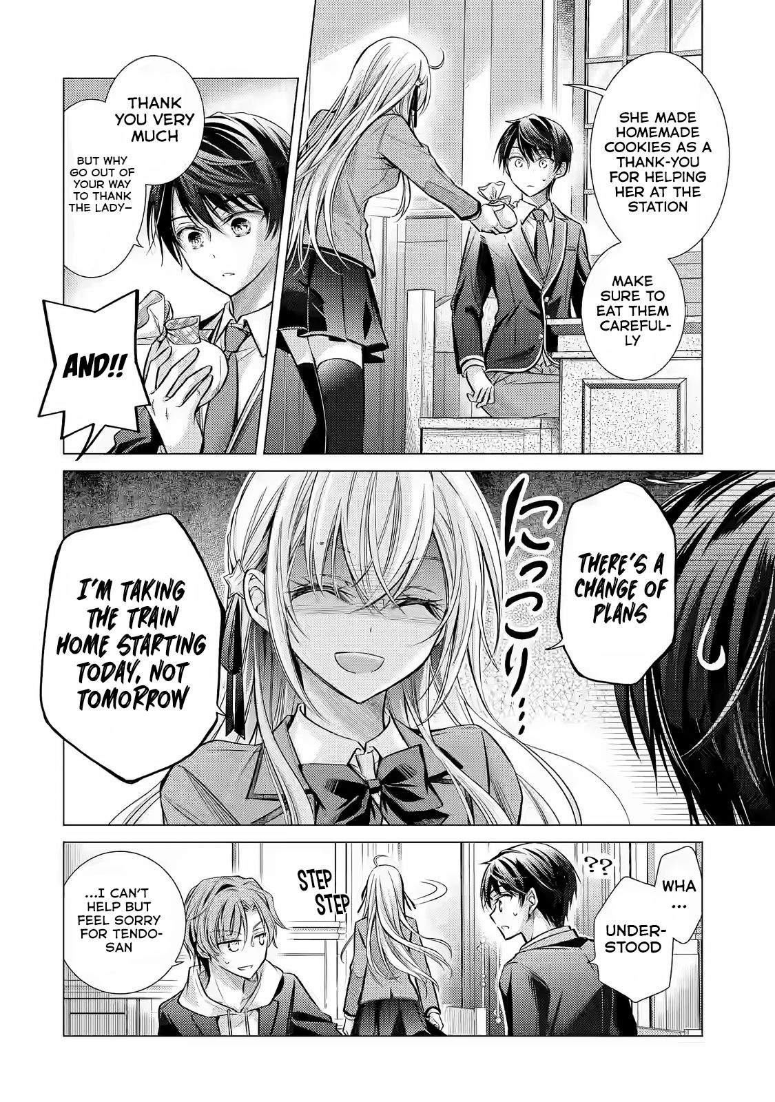 Halaman dari Ore ga Kokuhaku Sarete Kara, Ojou no Yousu ga Okashii Chapter 2