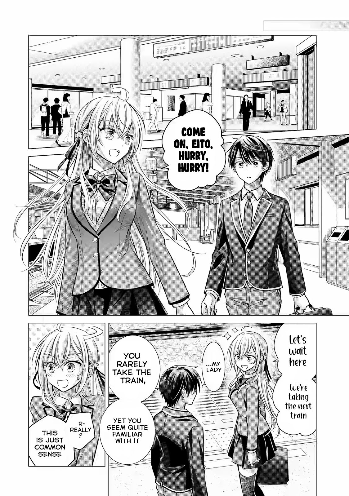 Halaman dari Ore ga Kokuhaku Sarete Kara, Ojou no Yousu ga Okashii Chapter 2