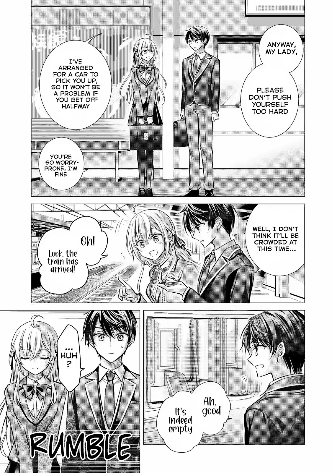 Halaman dari Ore ga Kokuhaku Sarete Kara, Ojou no Yousu ga Okashii Chapter 2