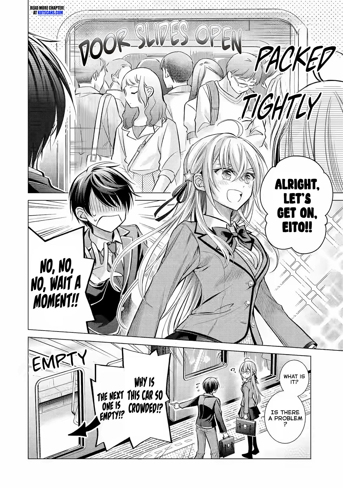 Halaman dari Ore ga Kokuhaku Sarete Kara, Ojou no Yousu ga Okashii Chapter 2