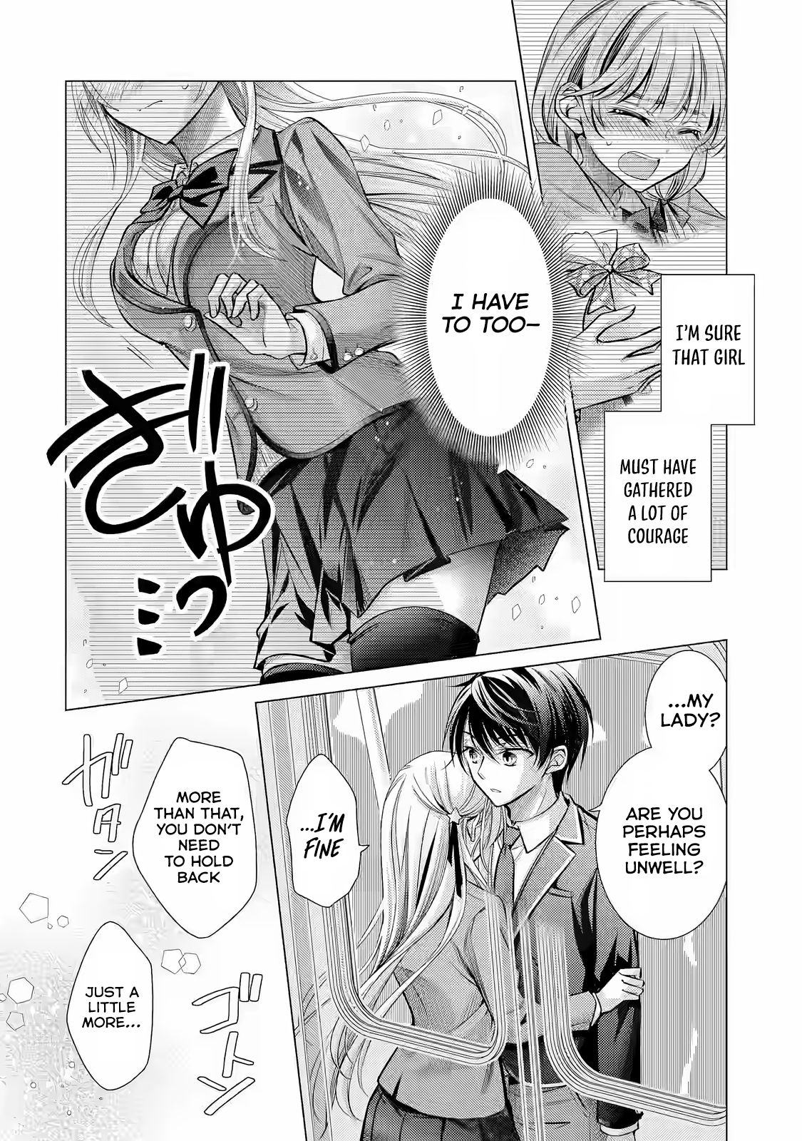 Halaman dari Ore ga Kokuhaku Sarete Kara, Ojou no Yousu ga Okashii Chapter 2