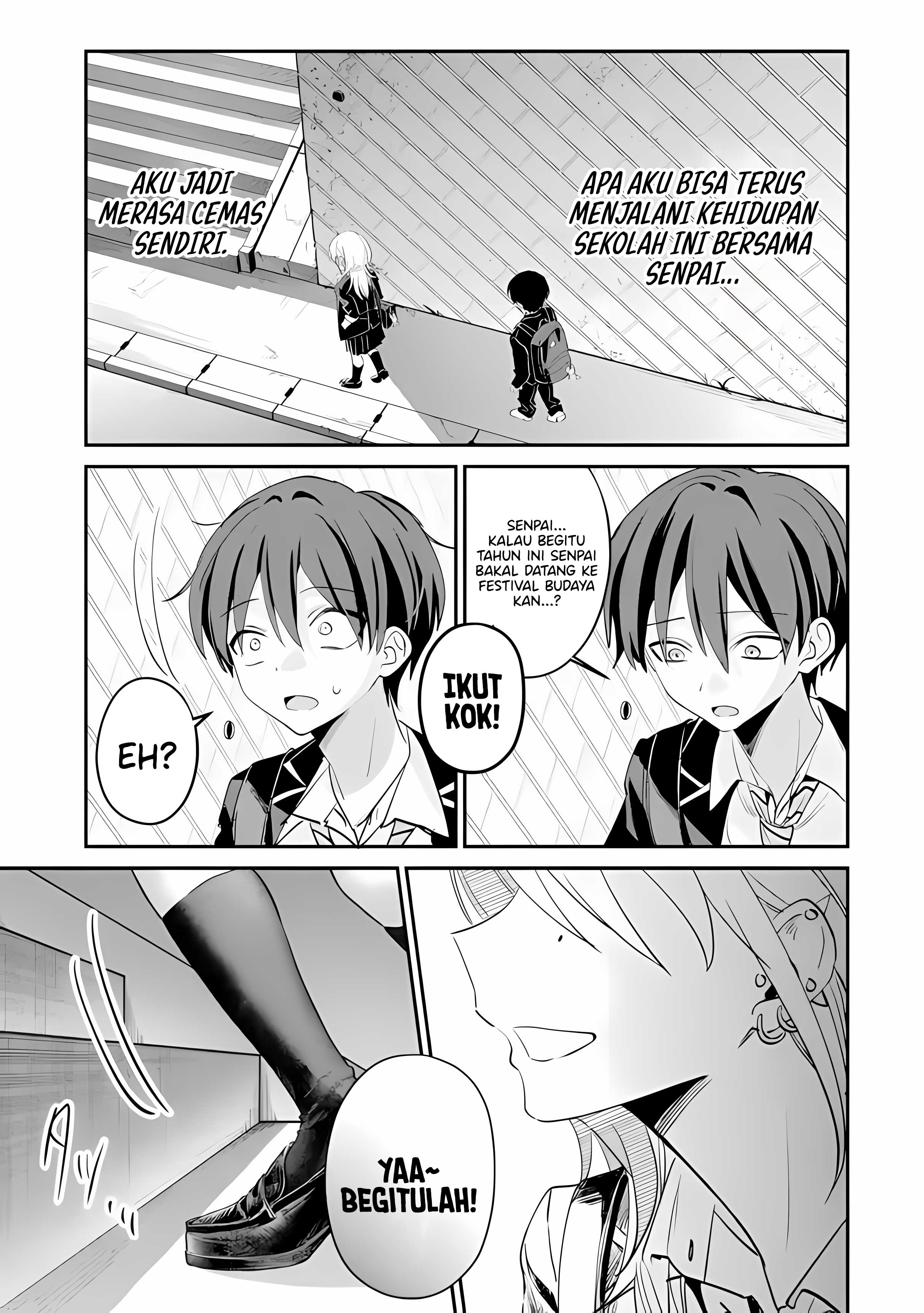 Haimiya-senpai wa Kowakute Kawaii Chapter 25 - halaman 16