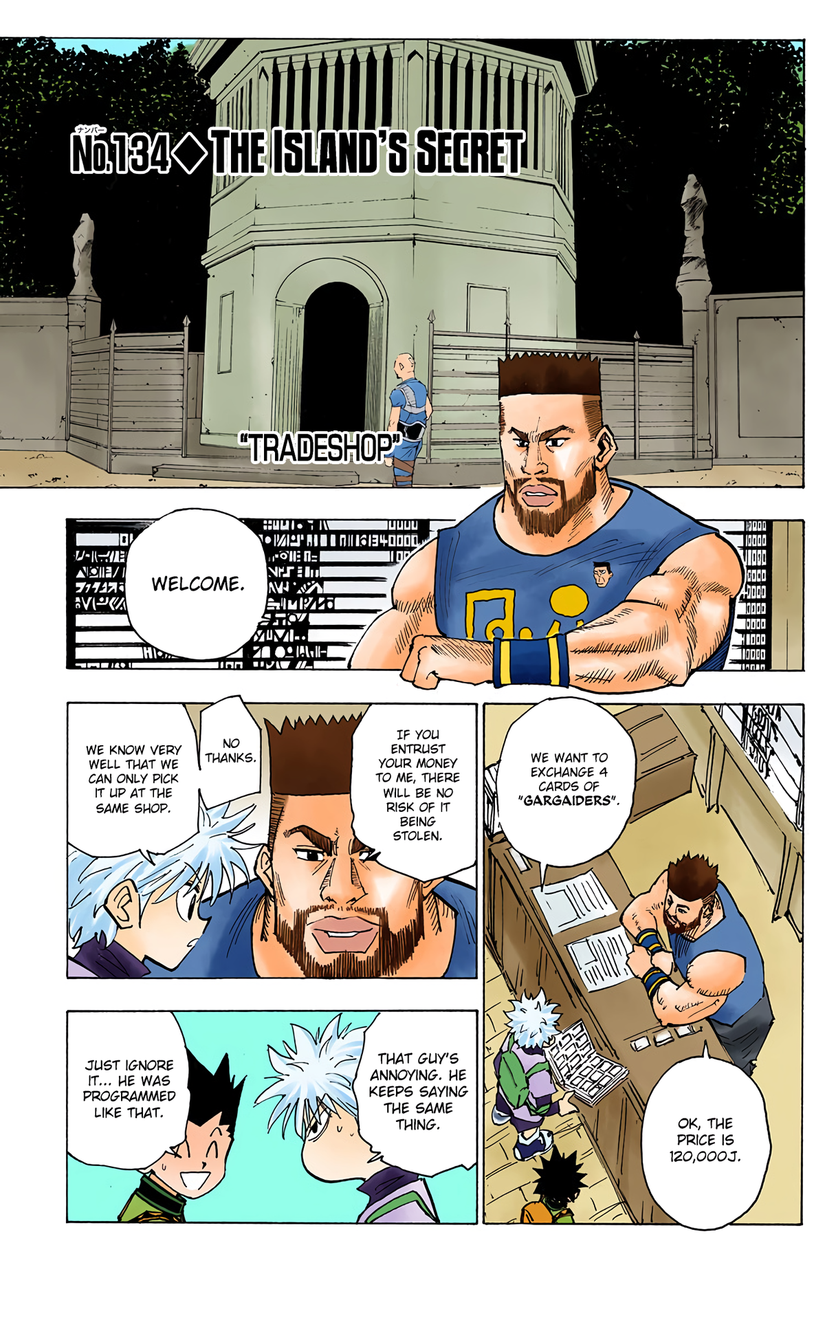Halaman dari Hunter x Hunter (Official Colored) Chapter 134