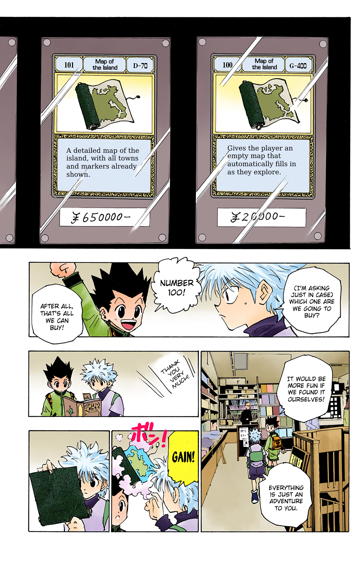 Halaman dari Hunter x Hunter (Official Colored) Chapter 134
