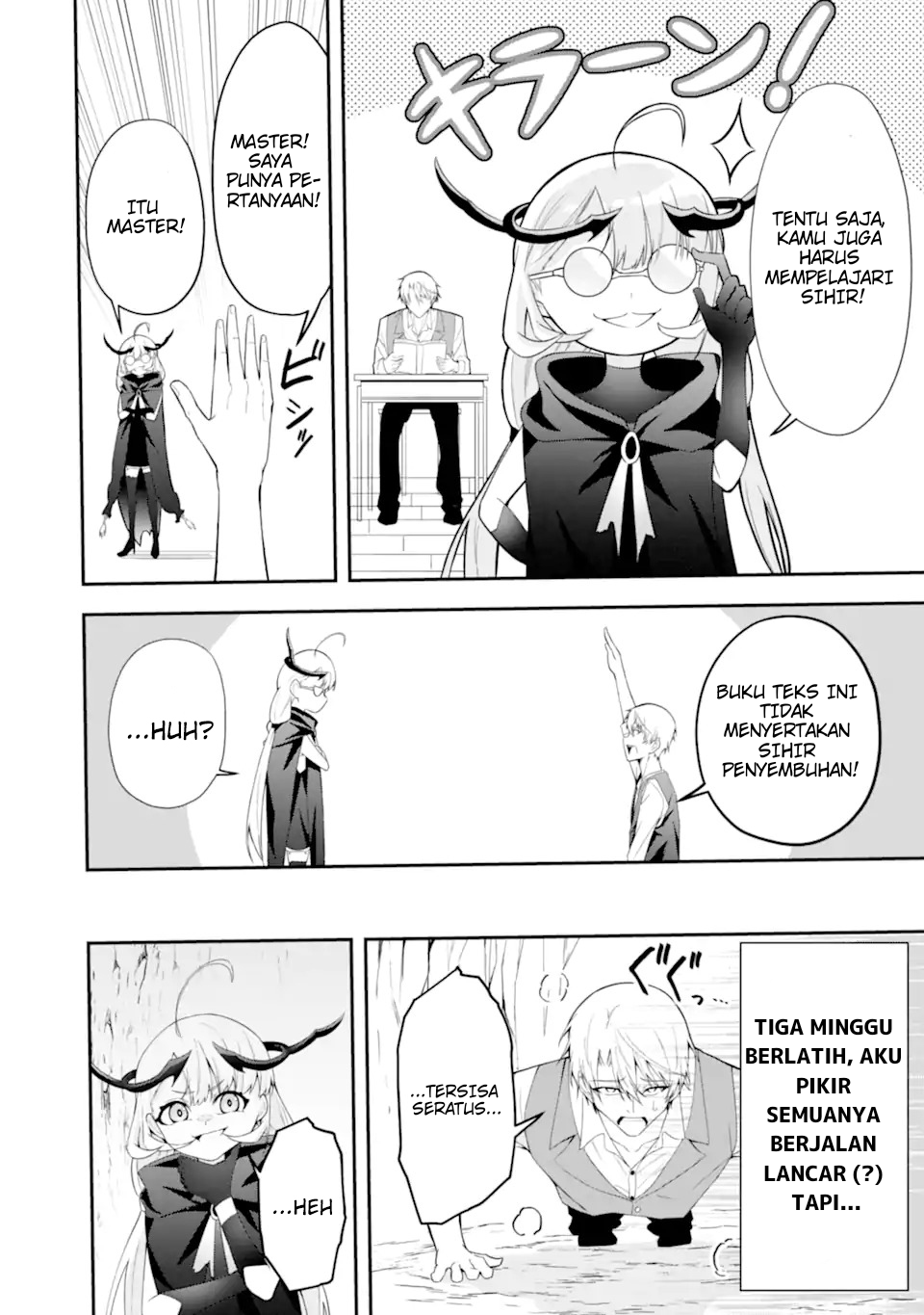 Shokei Flag no Akuyaku Kizoku ni Tensei shita ga, Shinitakunai node Yami Mahou wo Kiwamete Heroine-tachi wo Sukuimasu Chapter 1.2 - halaman 18