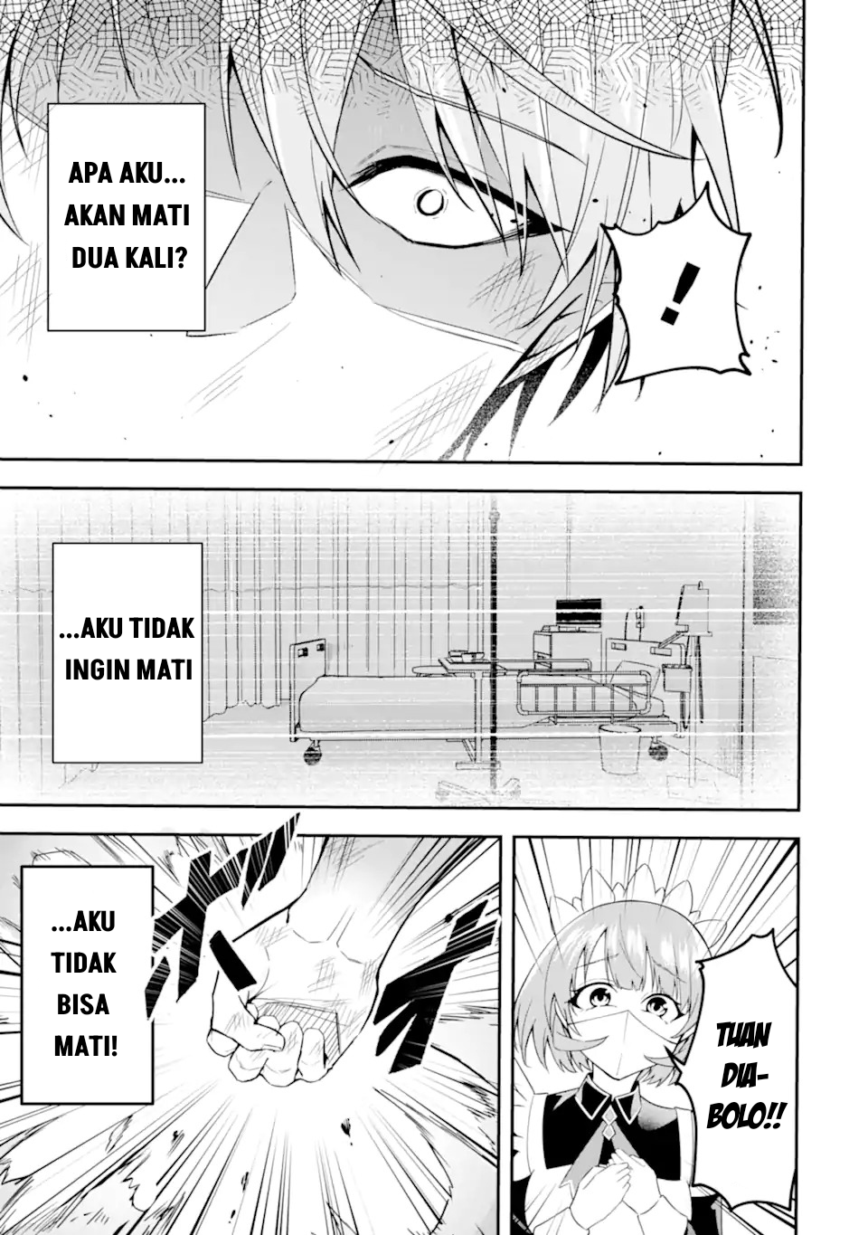 Shokei Flag no Akuyaku Kizoku ni Tensei shita ga, Shinitakunai node Yami Mahou wo Kiwamete Heroine-tachi wo Sukuimasu Chapter 1.2 - halaman 27