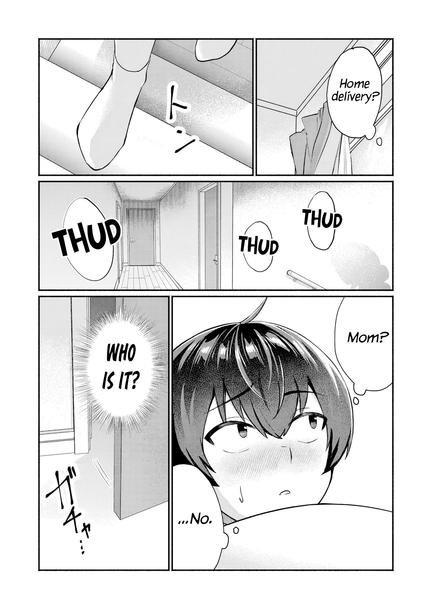 Halaman dari Douyara Ore wa Imadoki Gal na Toshiue Osananajimi kara Gekiomo Kanjou wo Mukerareteiru Rashii Chapter 8