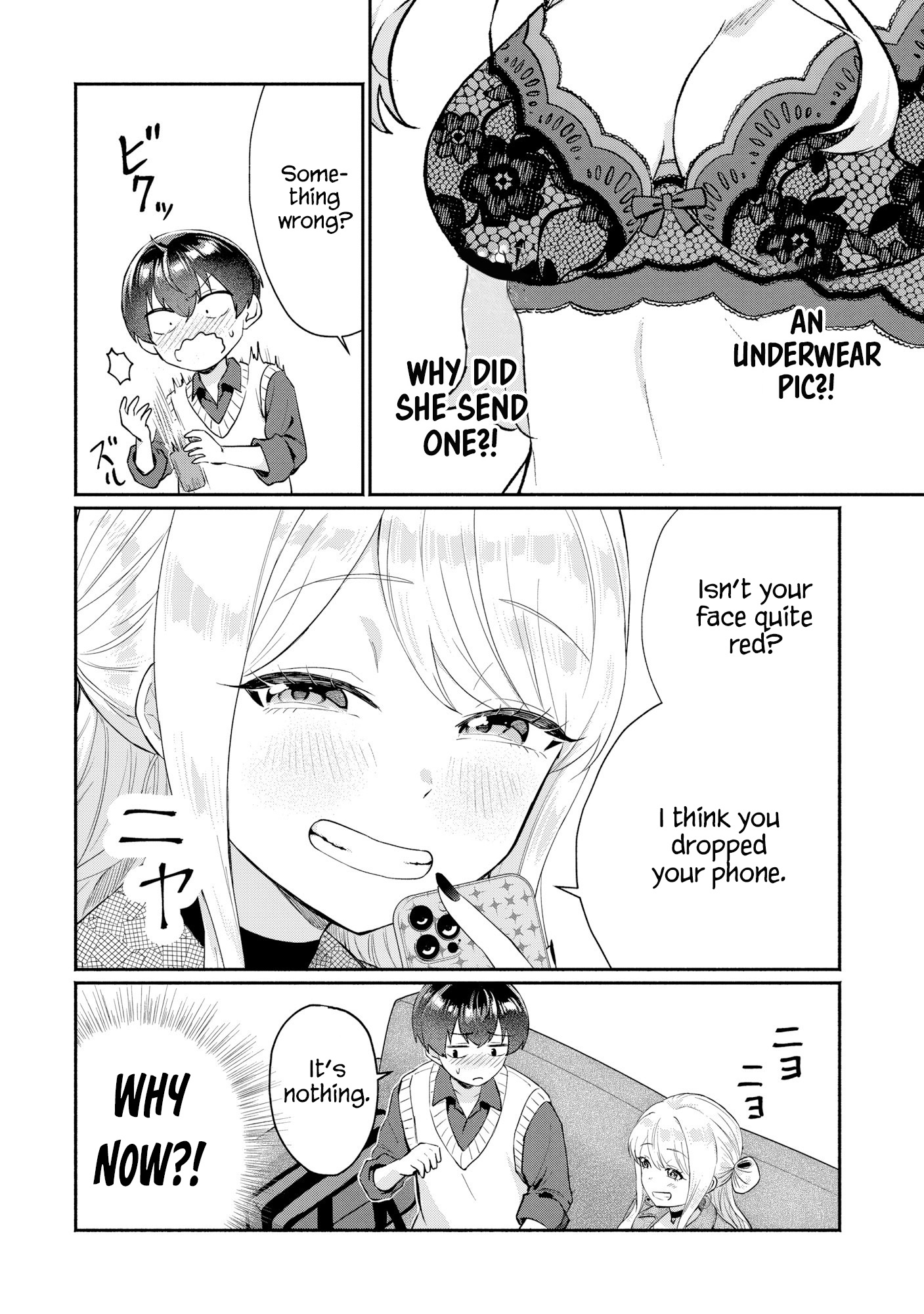 Halaman dari Douyara Ore wa Imadoki Gal na Toshiue Osananajimi kara Gekiomo Kanjou wo Mukerareteiru Rashii Chapter 8