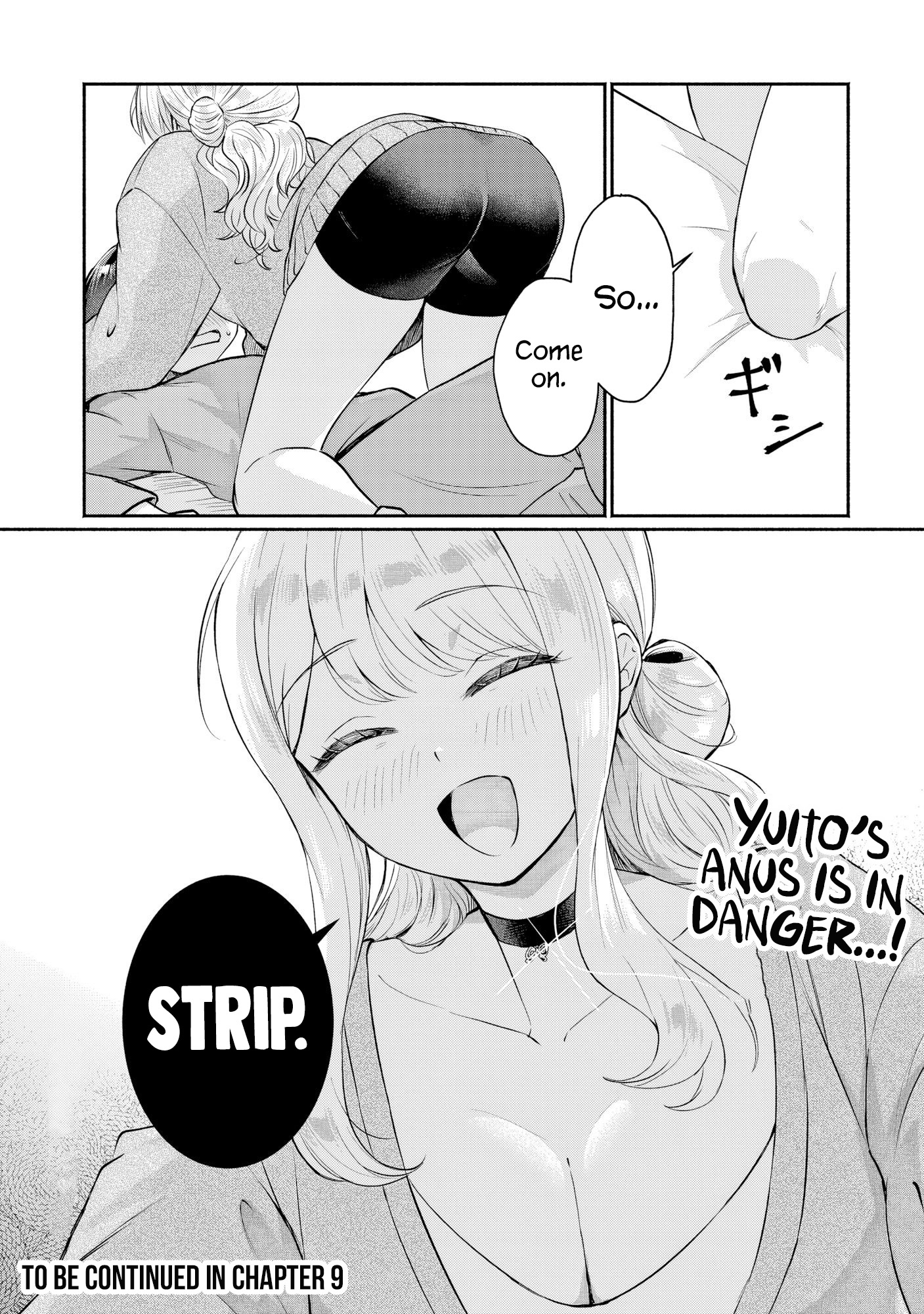 Halaman dari Douyara Ore wa Imadoki Gal na Toshiue Osananajimi kara Gekiomo Kanjou wo Mukerareteiru Rashii Chapter 8