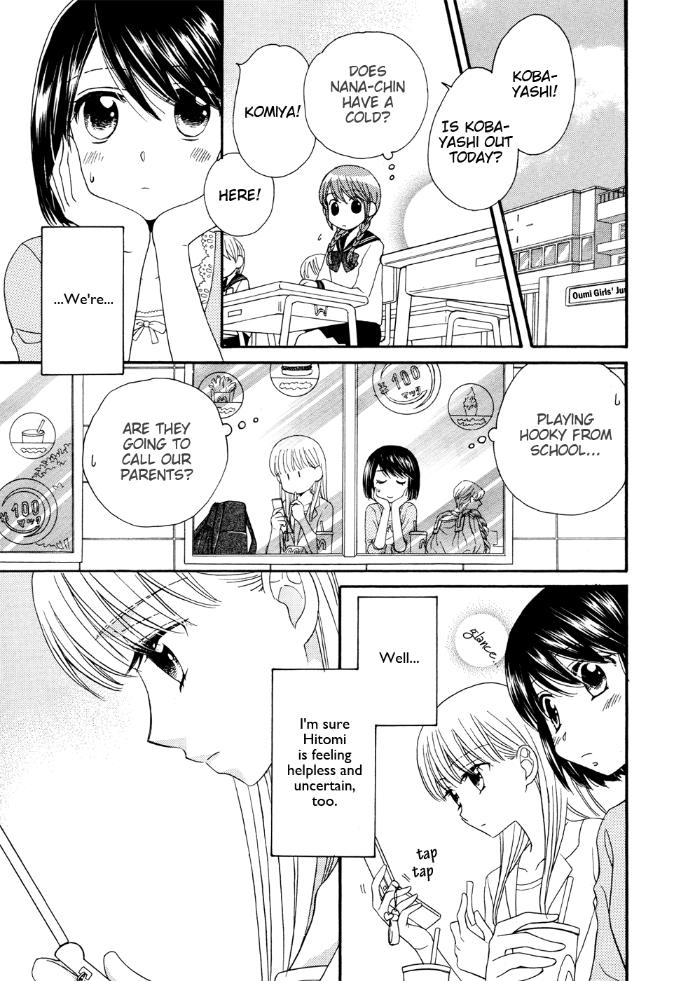 Halaman dari Kisses, Sighs, and Cherry-Blossom Pink Chapter 4