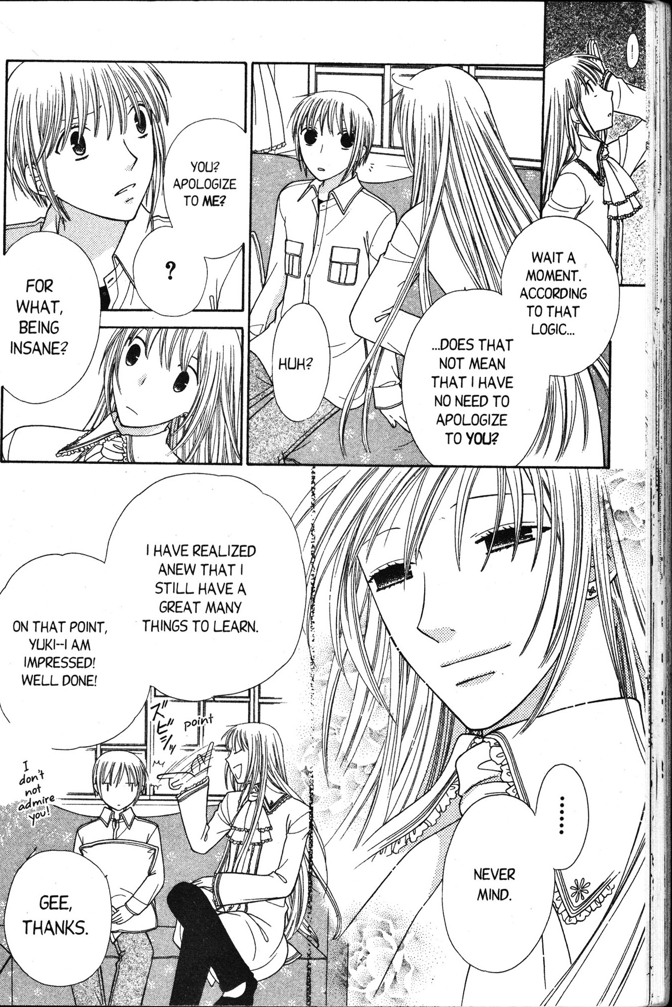 Halaman dari Fruits Basket Chapter 110