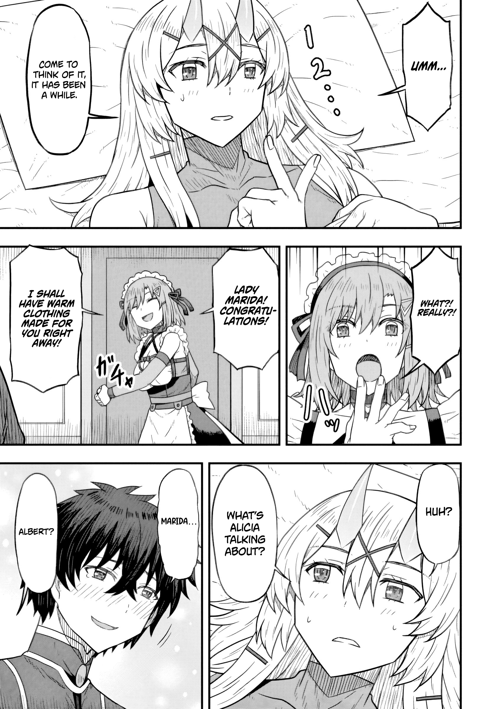 Halaman dari Isekai Saikyou no Yome desu ga, Yoru no Tatakai wa Ore no Hou ga Tsuyoi You desu: Chiryaku o Ikashite Nariagaru Harem Senki Chapter 18