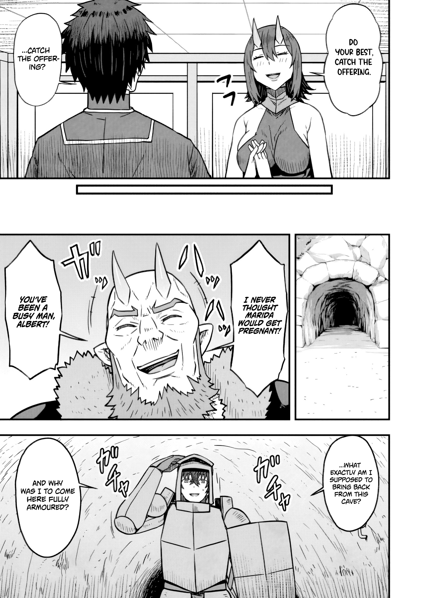 Halaman dari Isekai Saikyou no Yome desu ga, Yoru no Tatakai wa Ore no Hou ga Tsuyoi You desu: Chiryaku o Ikashite Nariagaru Harem Senki Chapter 18