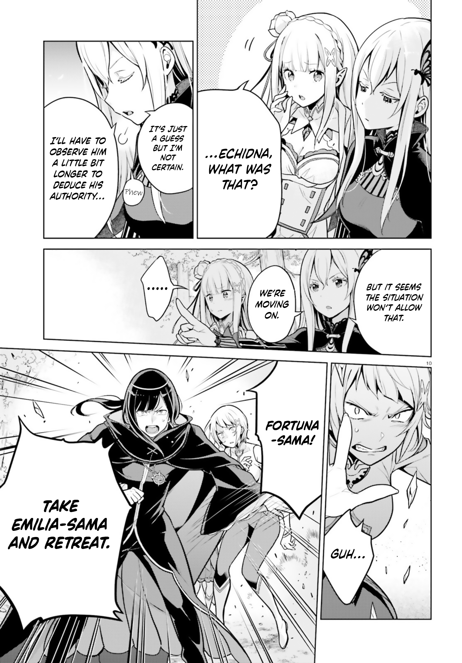 Halaman dari Re:Zero kara Hajimeru Isekai Seikatsu: Dai 4-shou—Seiiki to Gouyoku no Majo Chapter 58