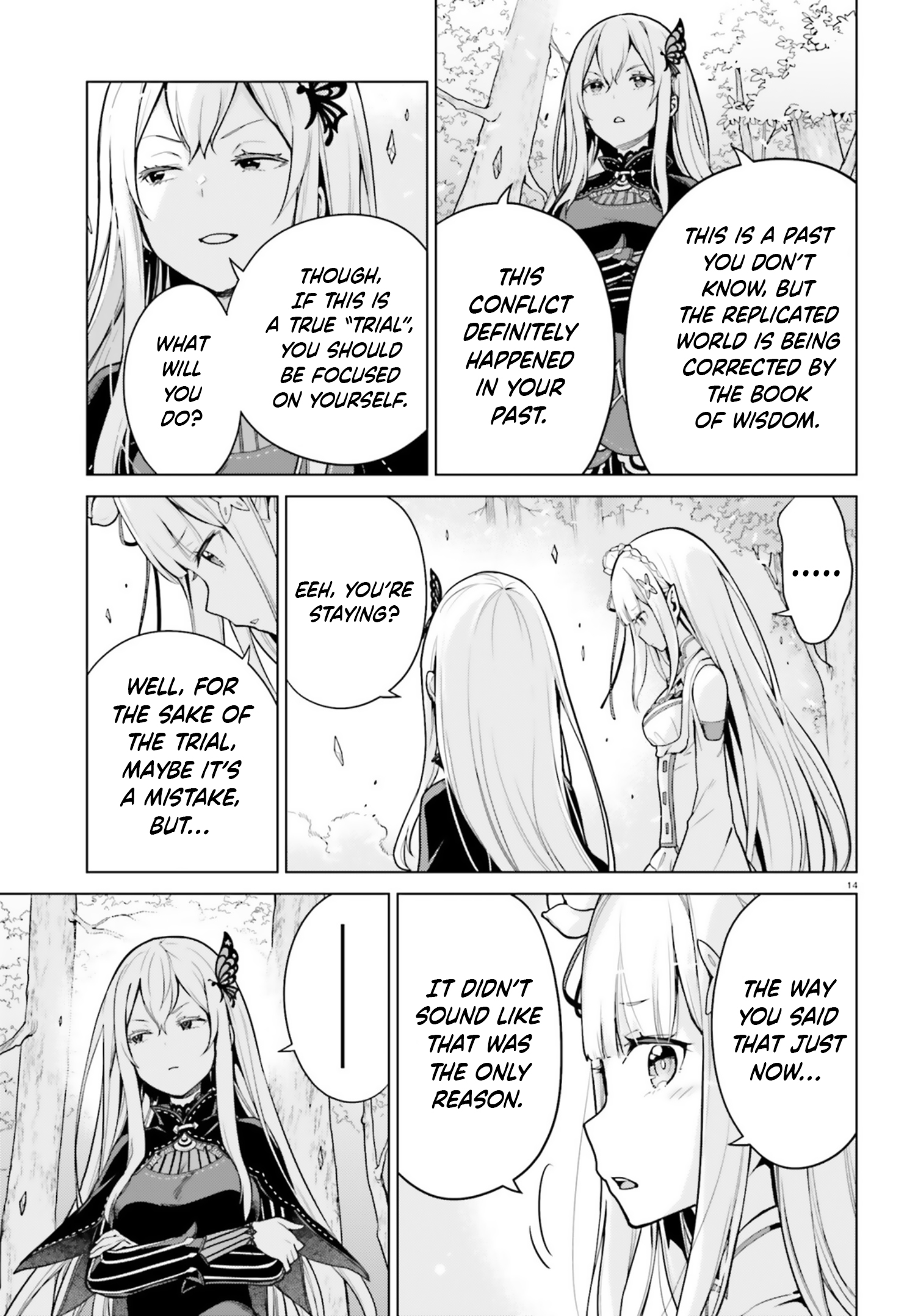 Halaman dari Re:Zero kara Hajimeru Isekai Seikatsu: Dai 4-shou—Seiiki to Gouyoku no Majo Chapter 58