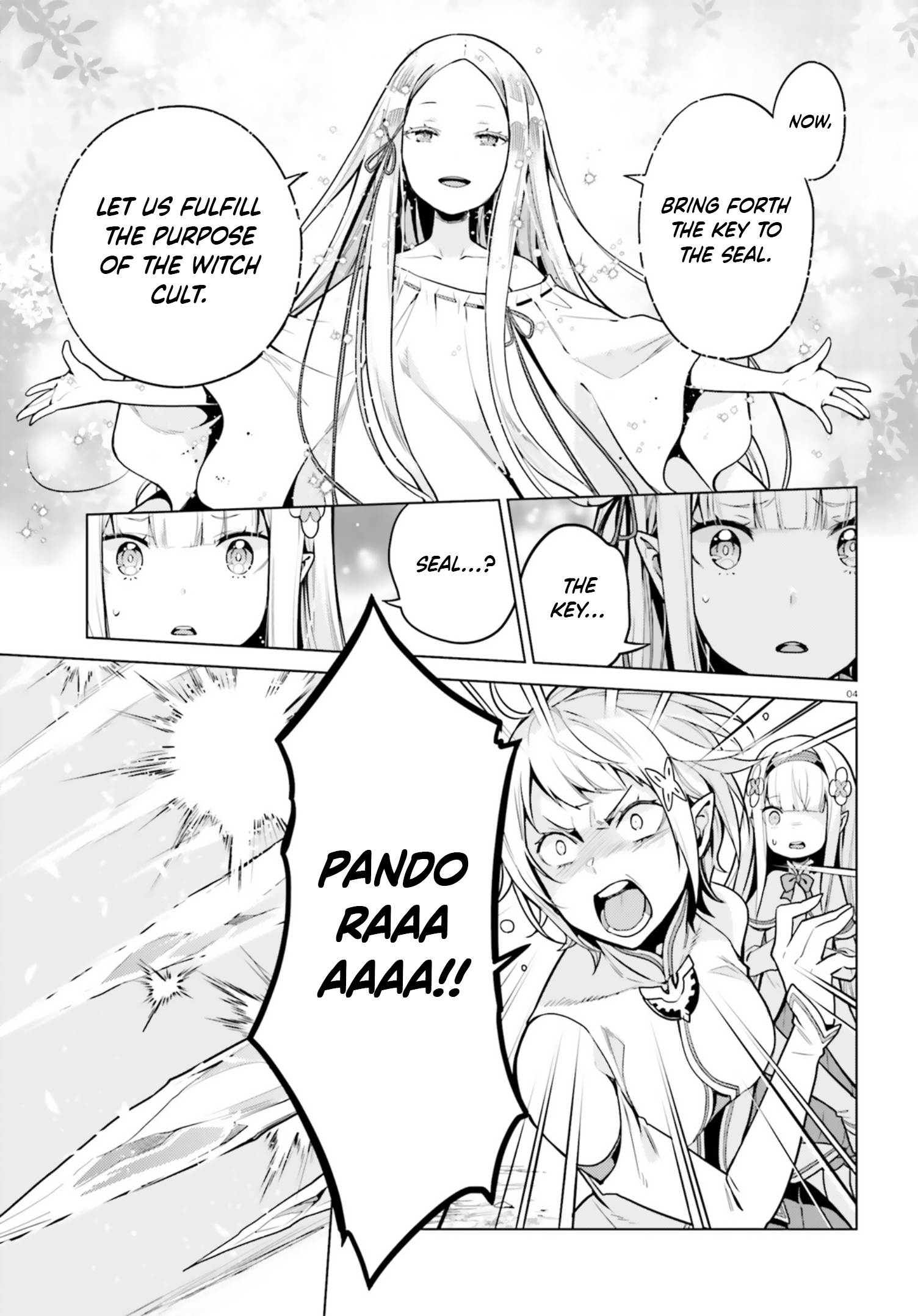Halaman dari Re:Zero kara Hajimeru Isekai Seikatsu: Dai 4-shou—Seiiki to Gouyoku no Majo Chapter 58
