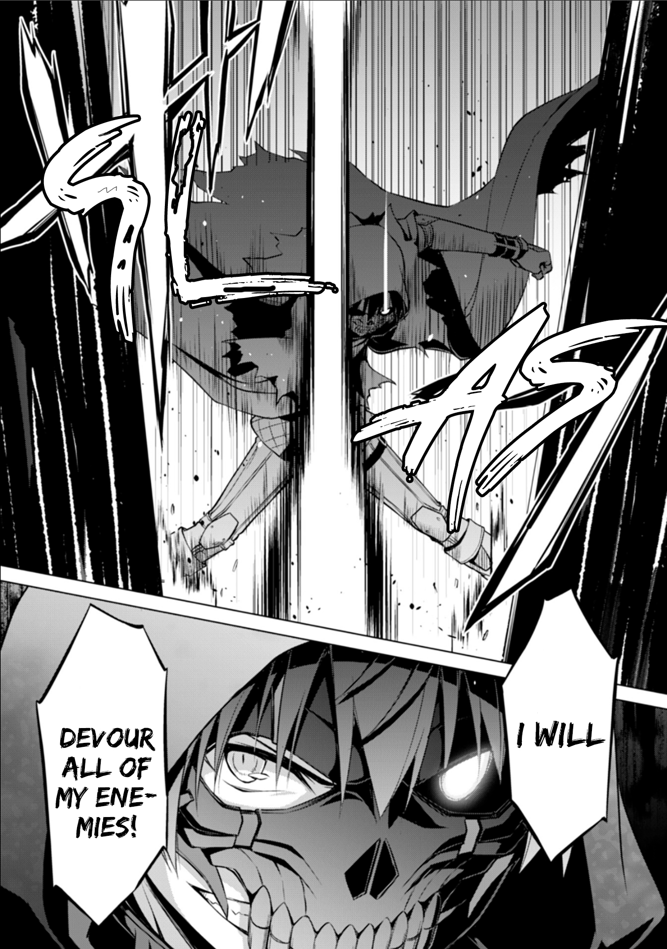 Halaman dari Boushoku no Berserk ~Ore dake Level to Iu Gainen wo Toppa suru~ Chapter 0