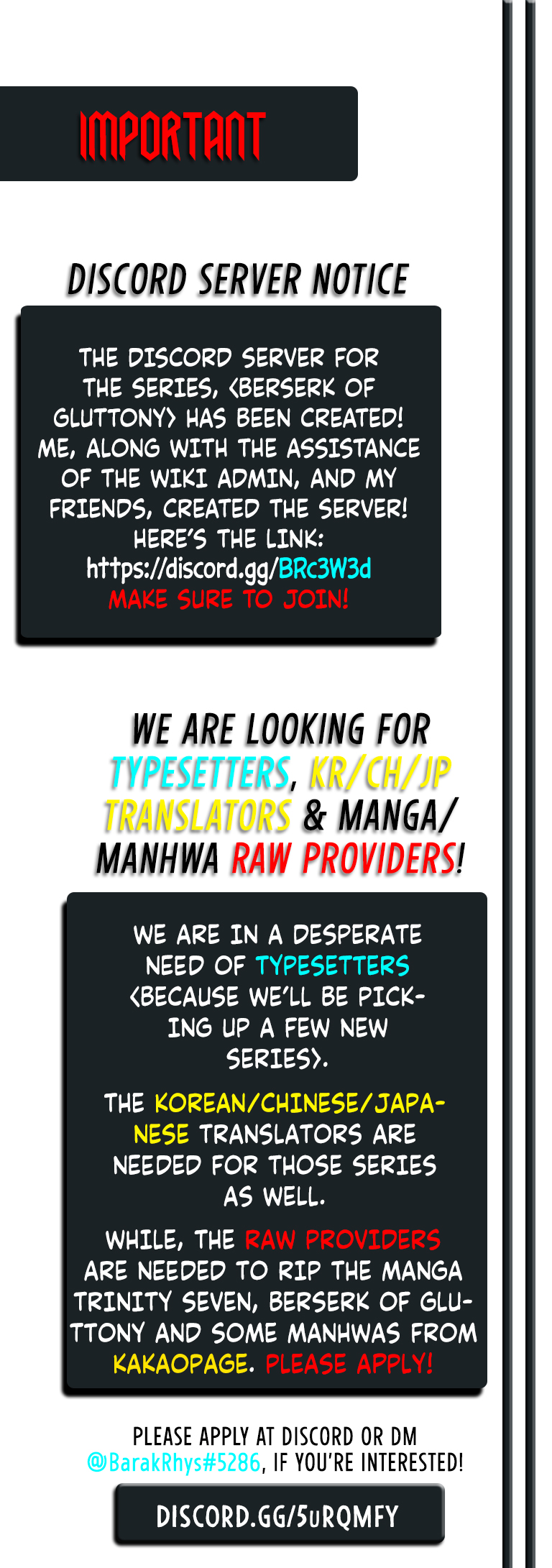 Halaman dari Boushoku no Berserk ~Ore dake Level to Iu Gainen wo Toppa suru~ Chapter 0