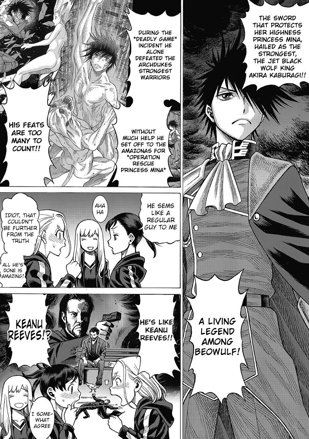 Halaman dari Dance in the Vampire Bund A.S.O. Chapter 13