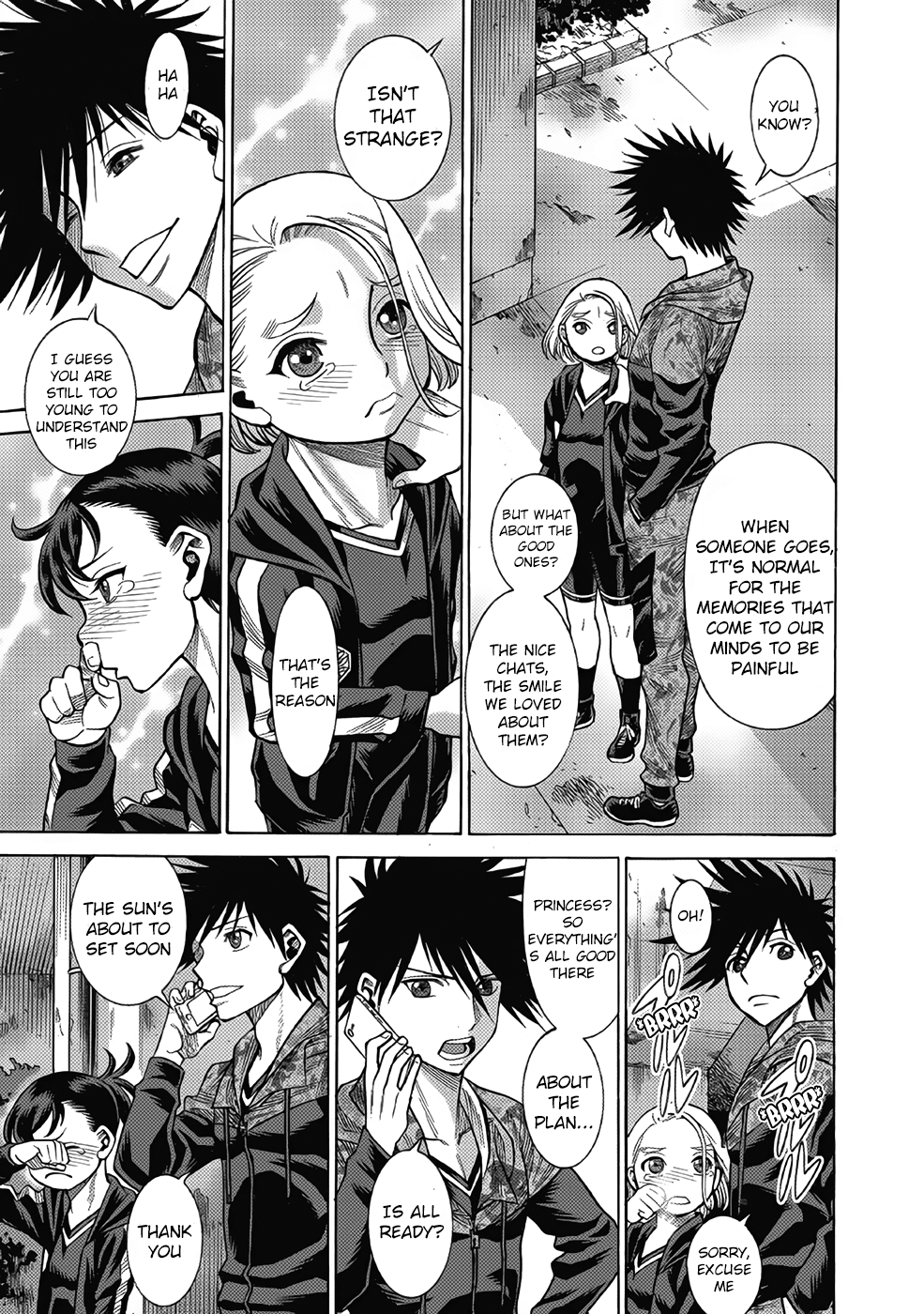 Halaman dari Dance in the Vampire Bund A.S.O. Chapter 13