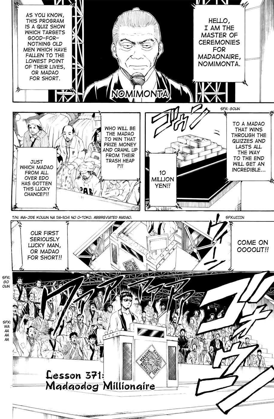 Halaman dari Gintama Chapter 371