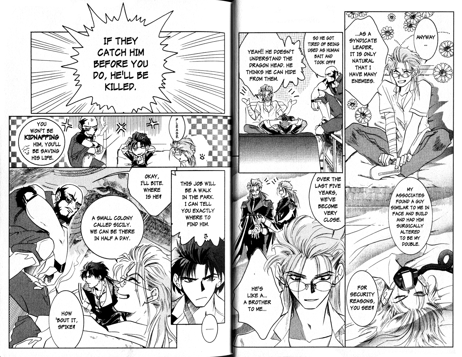 Halaman dari Cowboy Bebop Shooting Star Chapter 1