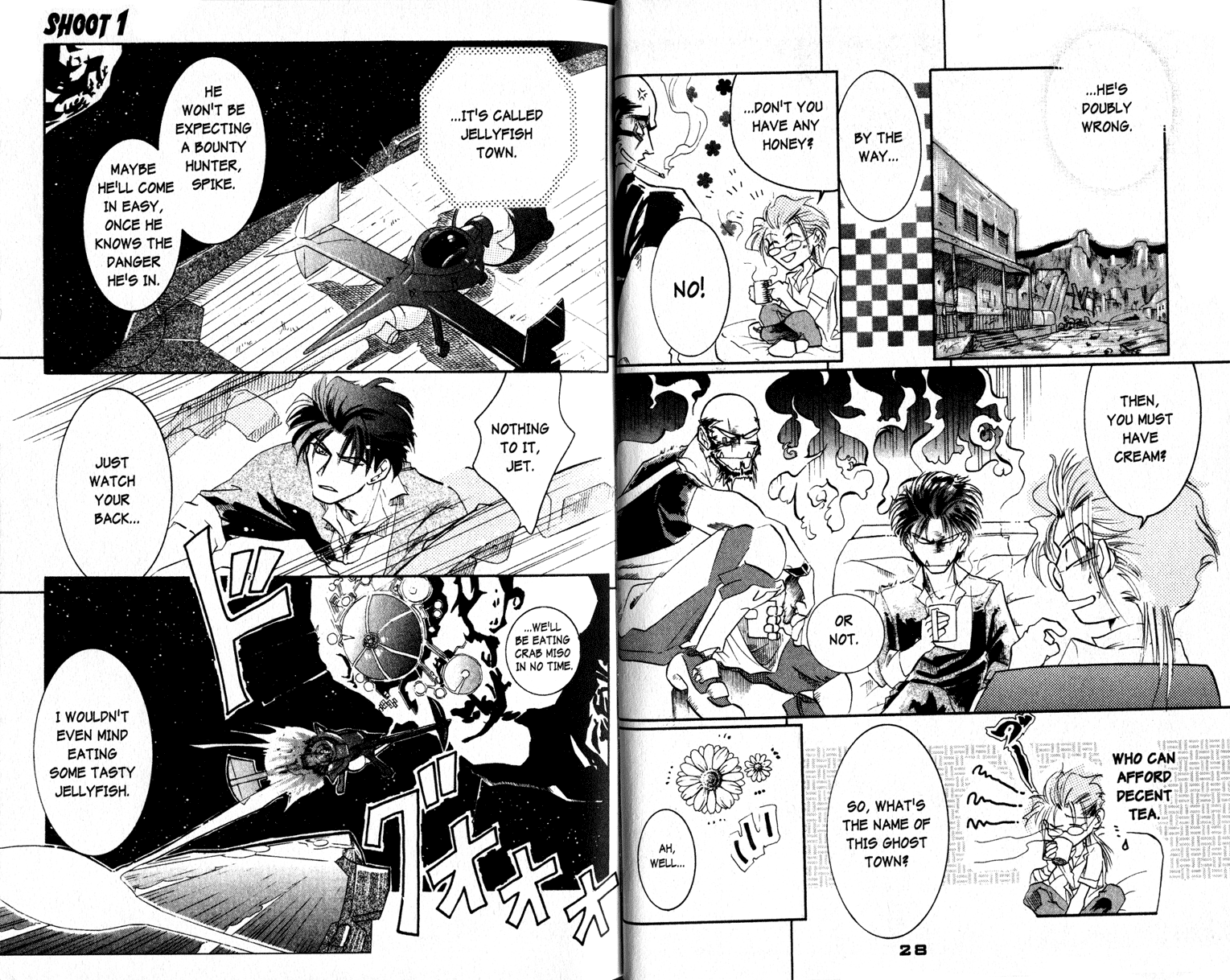 Halaman dari Cowboy Bebop Shooting Star Chapter 1
