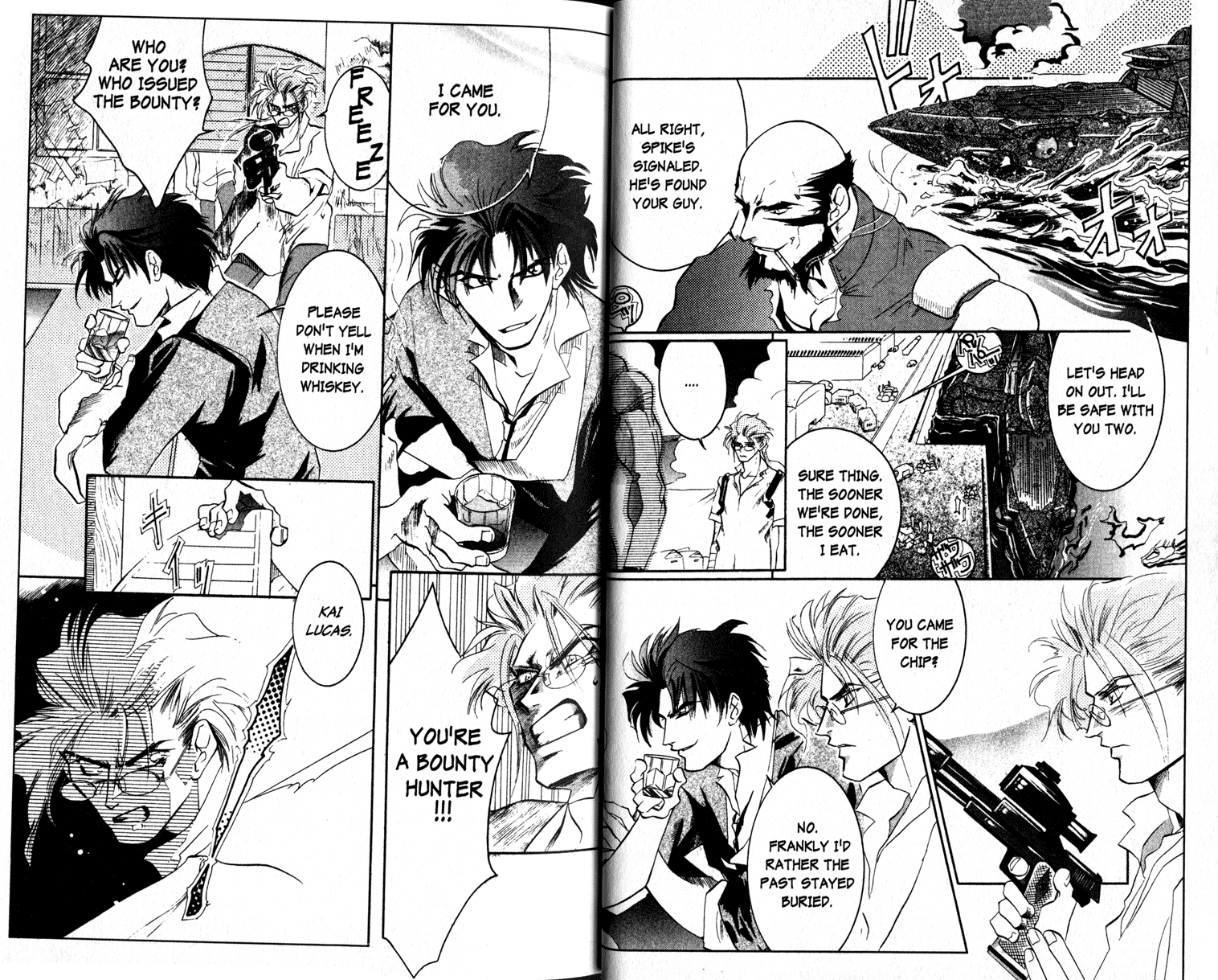 Halaman dari Cowboy Bebop Shooting Star Chapter 1