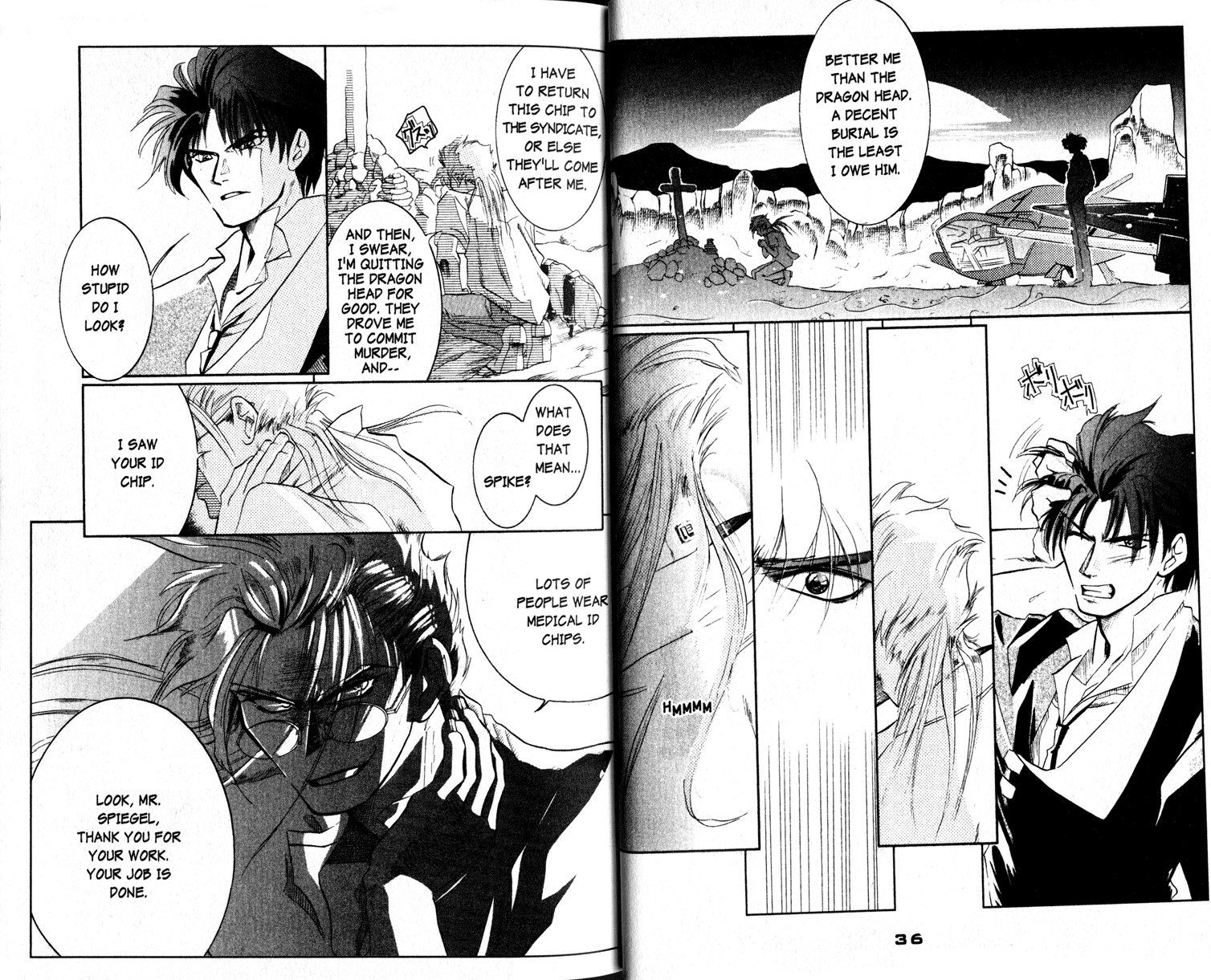 Halaman dari Cowboy Bebop Shooting Star Chapter 1