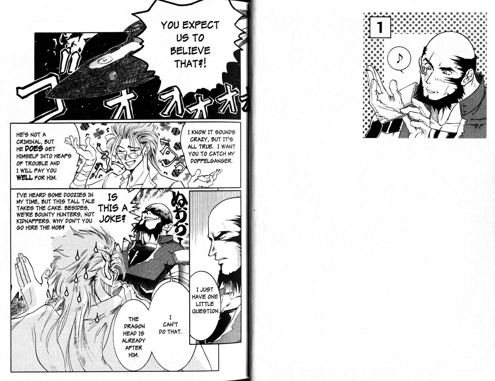 Halaman dari Cowboy Bebop Shooting Star Chapter 1