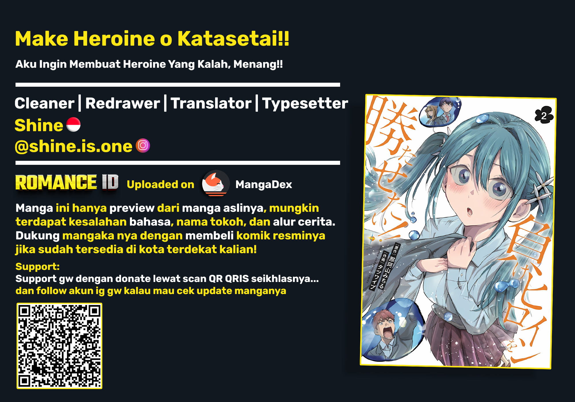 Make Heroine wo Katasetai!! Chapter 18 - halaman 1