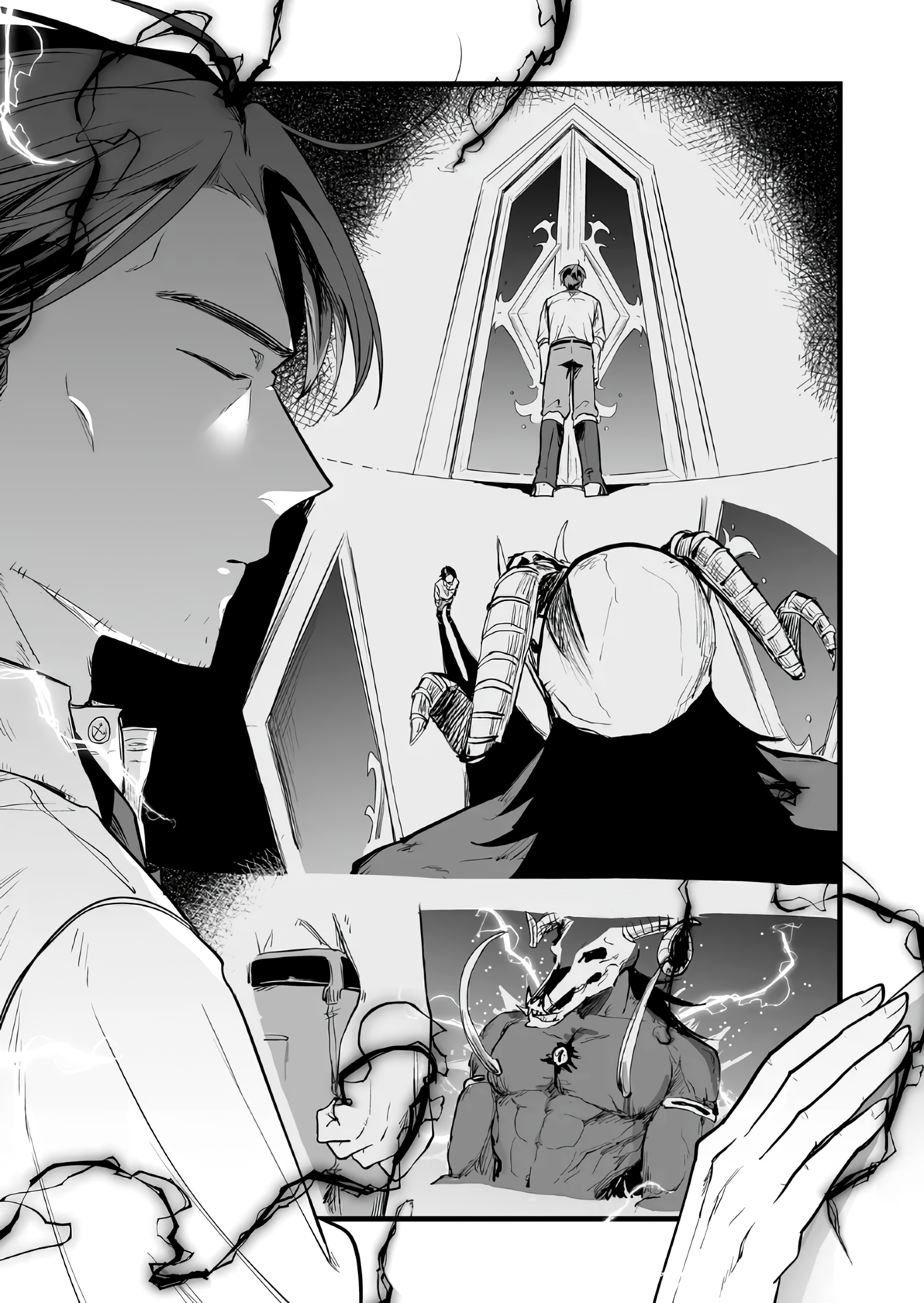 Halaman dari "Ano Toki Tasukete Itadaita Monster Musume desu." Isekai Ossan Kyoushi Totsuzen no Moteki ni Konwaku suru Chapter 14