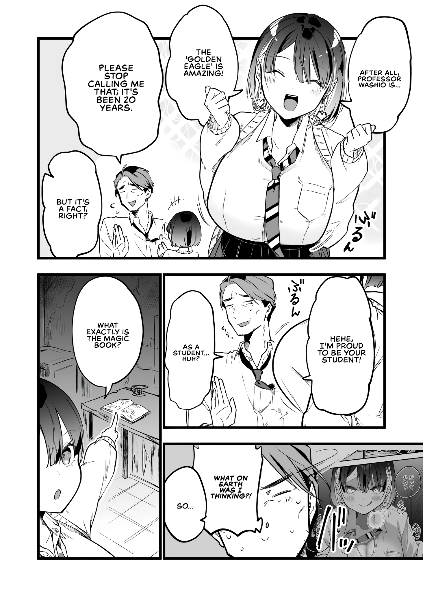 Halaman dari "Ano Toki Tasukete Itadaita Monster Musume desu." Isekai Ossan Kyoushi Totsuzen no Moteki ni Konwaku suru Chapter 14