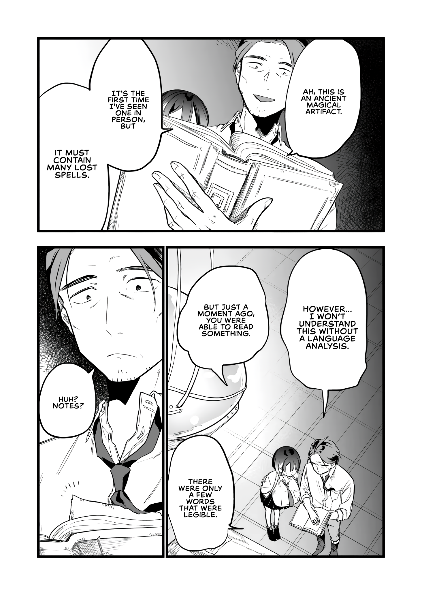 Halaman dari "Ano Toki Tasukete Itadaita Monster Musume desu." Isekai Ossan Kyoushi Totsuzen no Moteki ni Konwaku suru Chapter 14