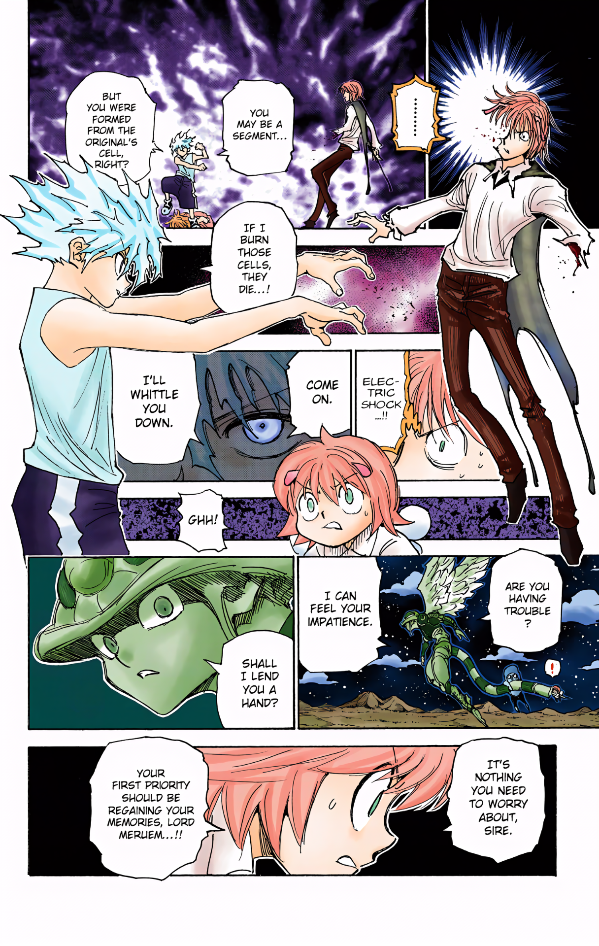 Halaman dari HUNTER x HUNTER (Official Colored) Chapter 303